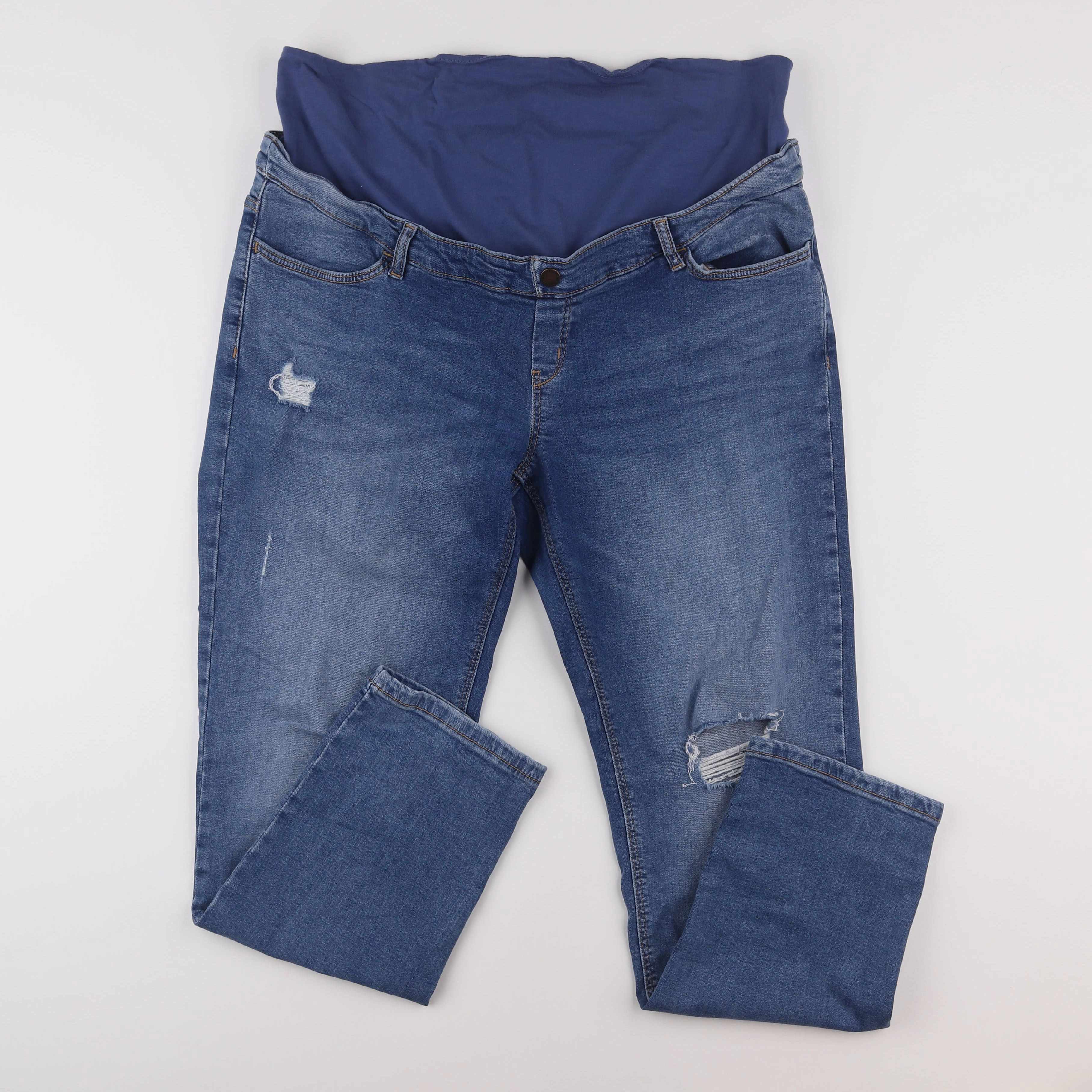 Kiabi - jean grossesse bleu - 44