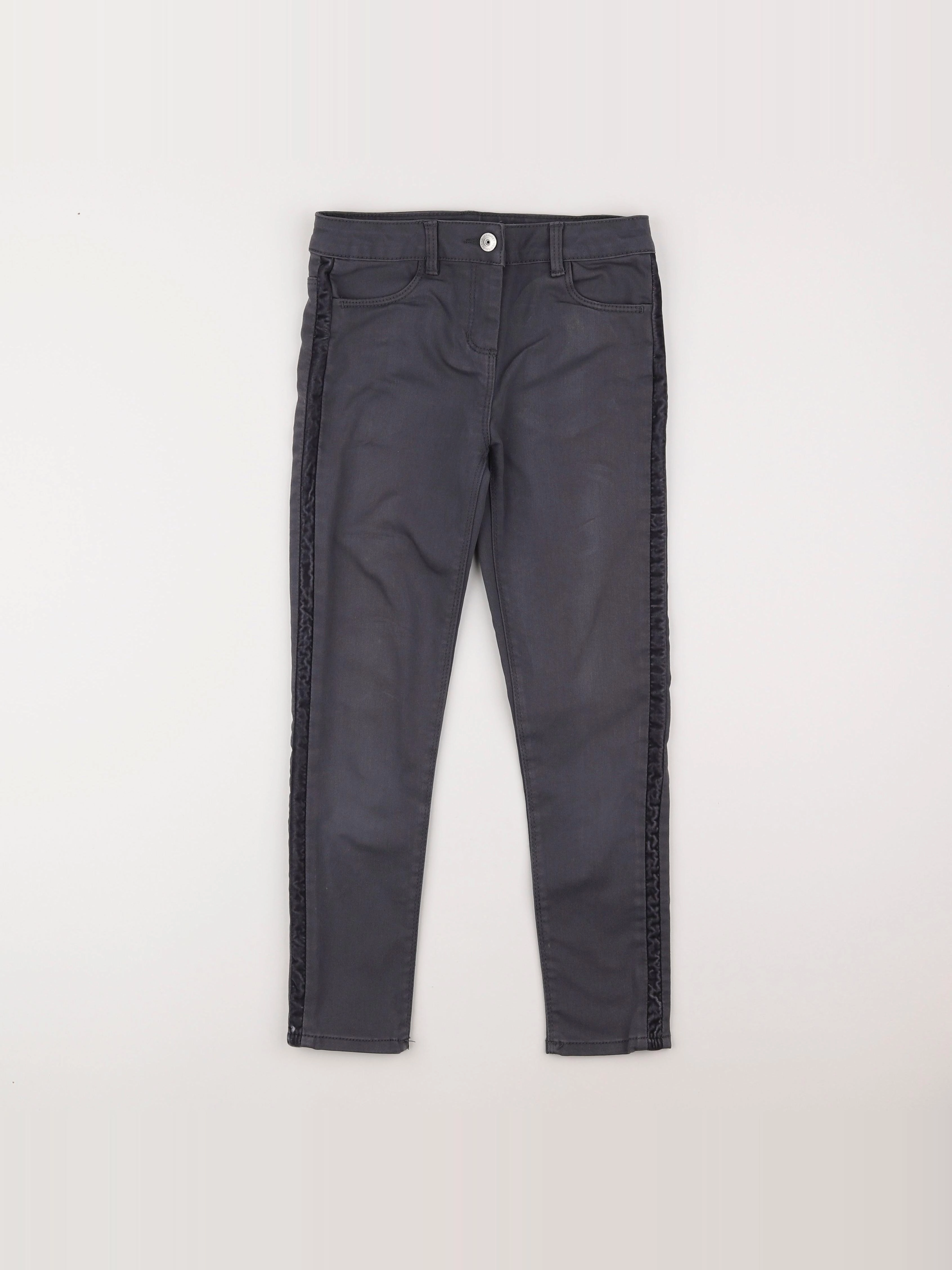 Vertbaudet - pantalon gris - 9 ans