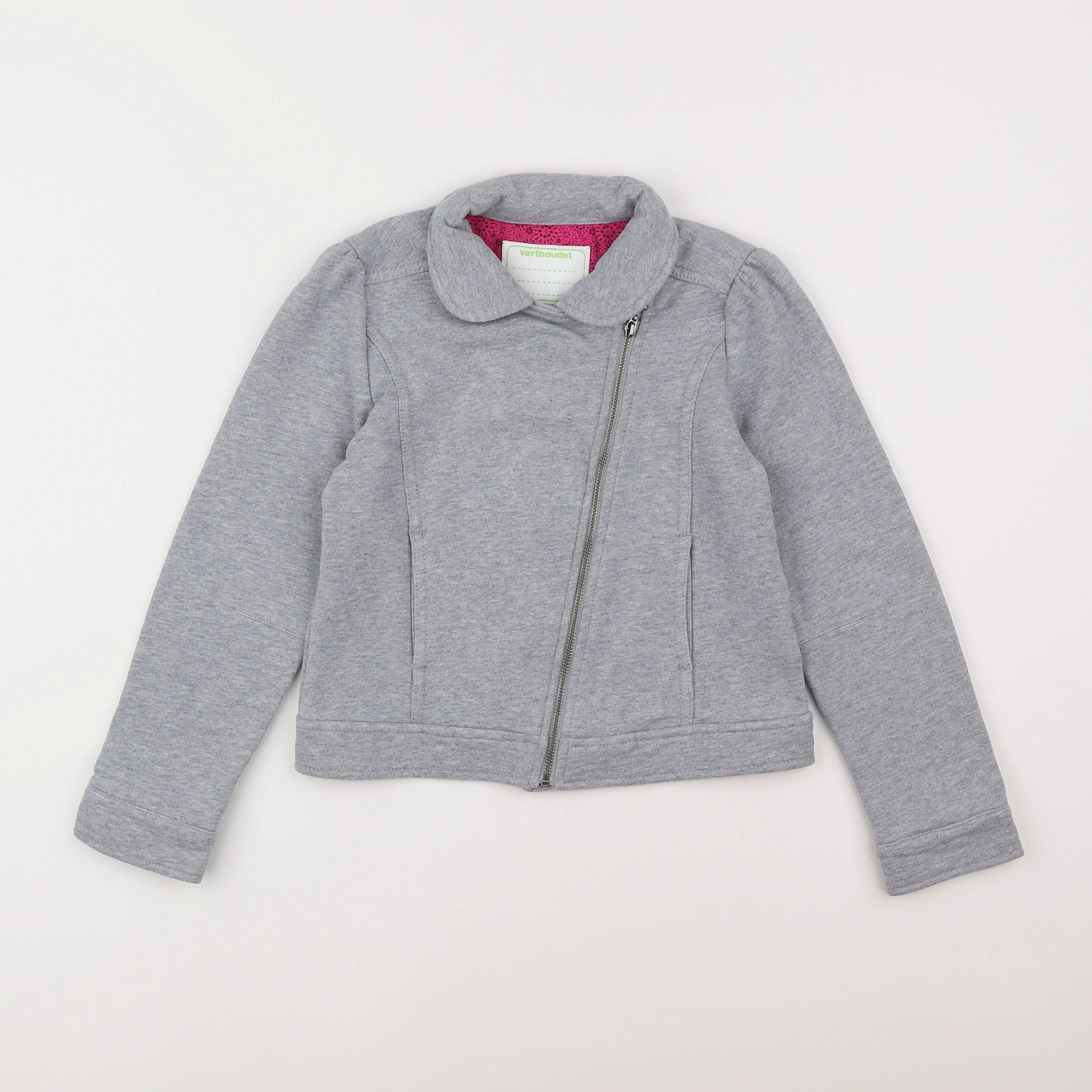 Vertbaudet - veste gris - 8 ans