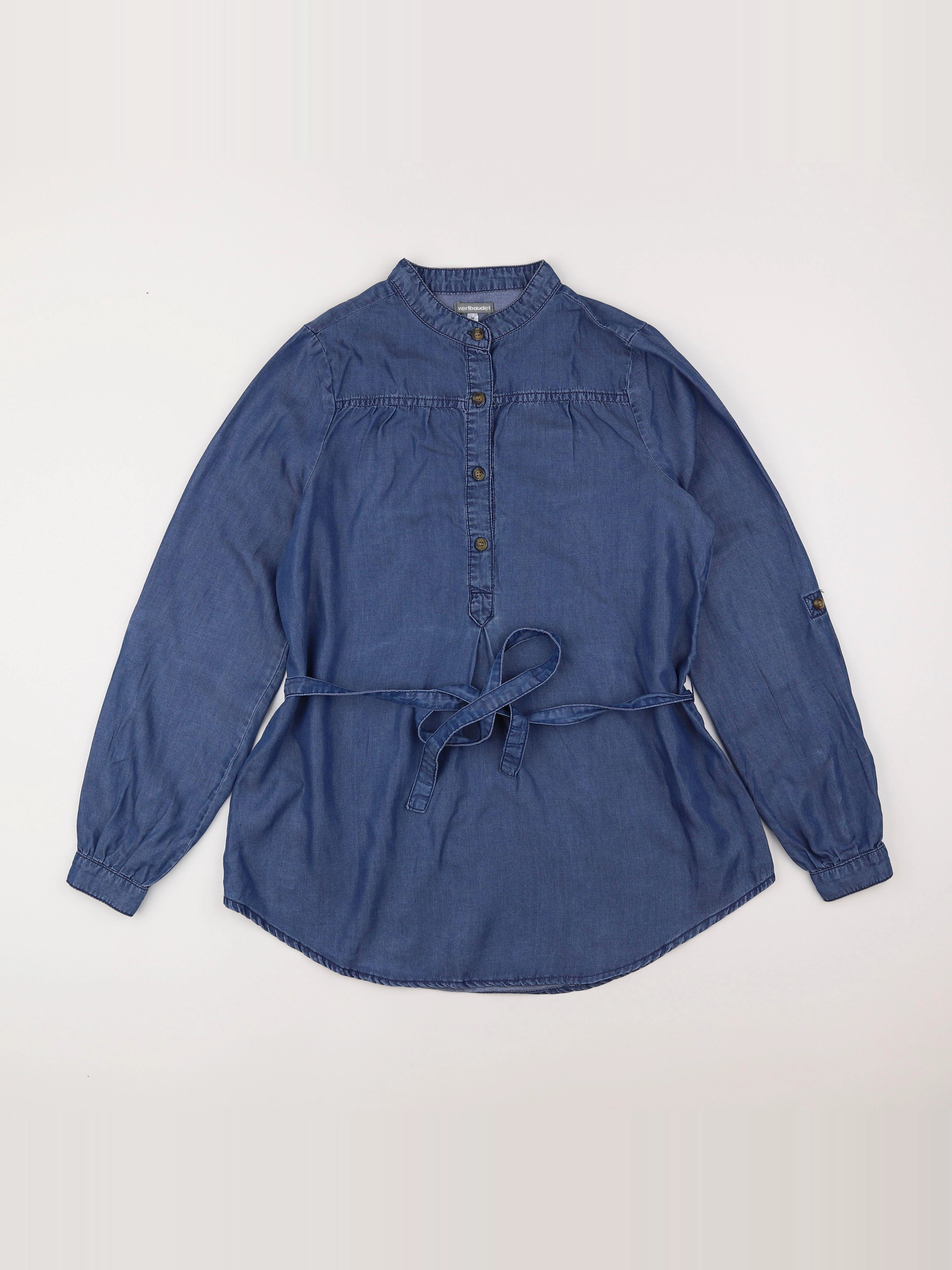 Vertbaudet - blouse grossesse, allaitement bleu - 34