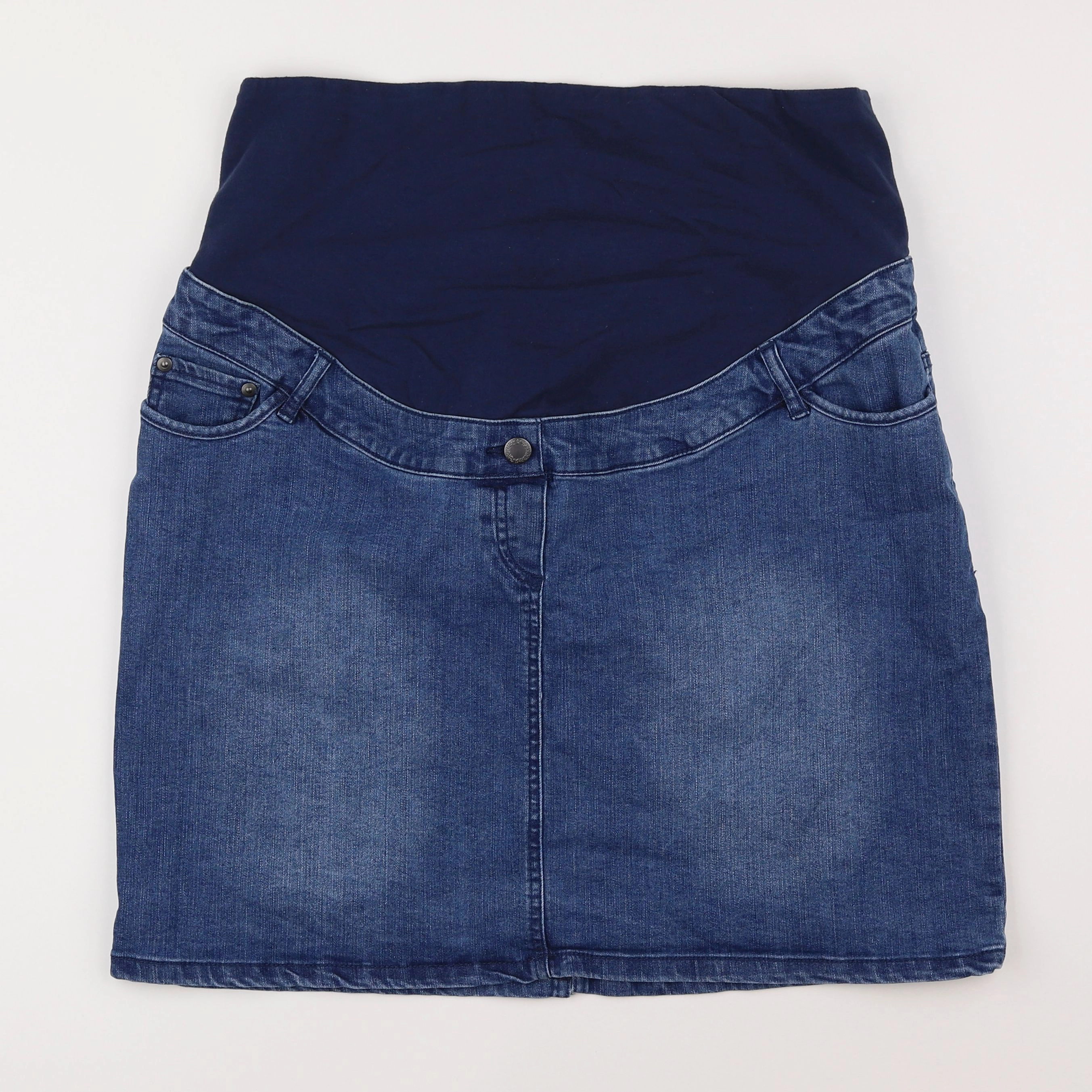 Vertbaudet - jupe grossesse bleu - 46