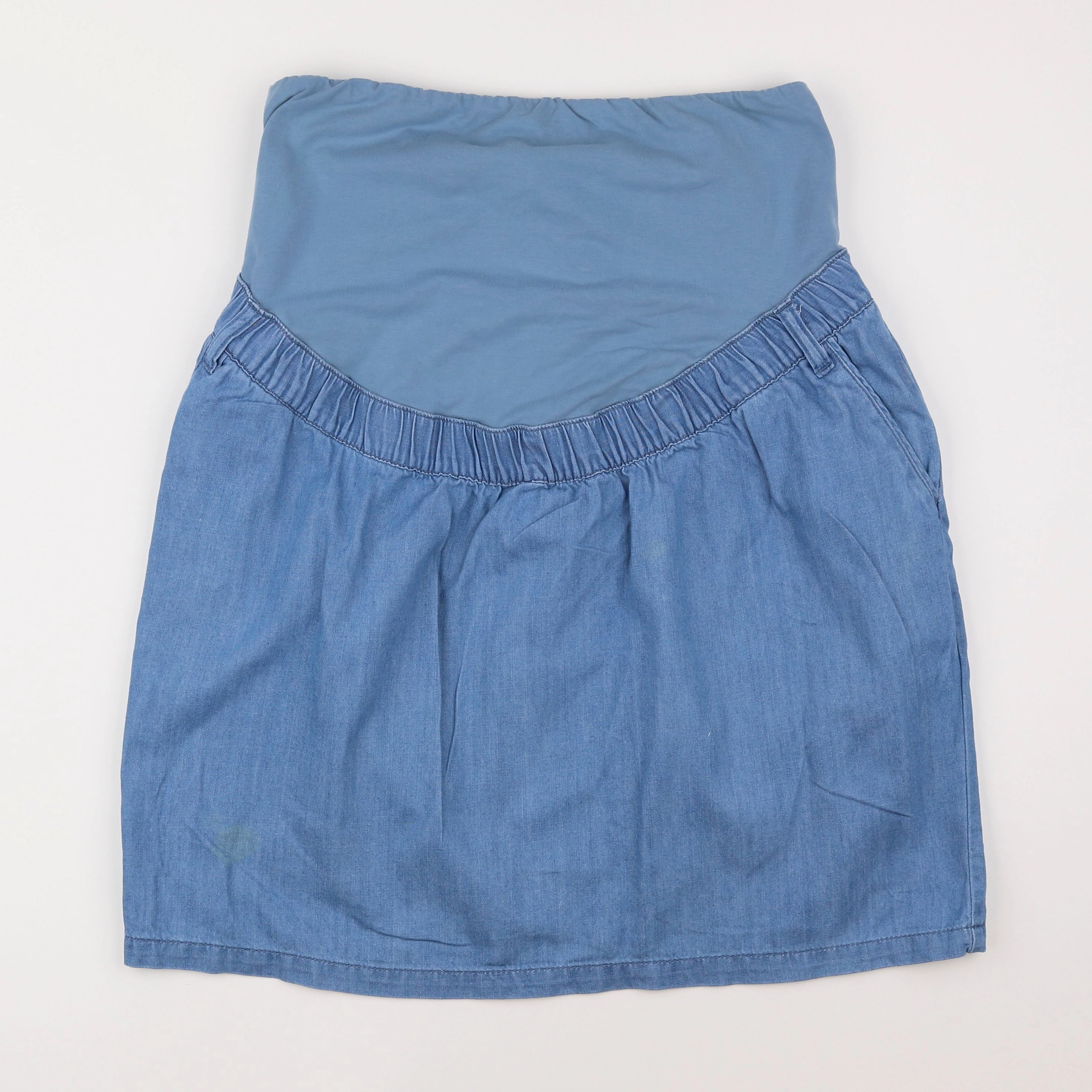 Vertbaudet - jupe grossesse bleu - 44