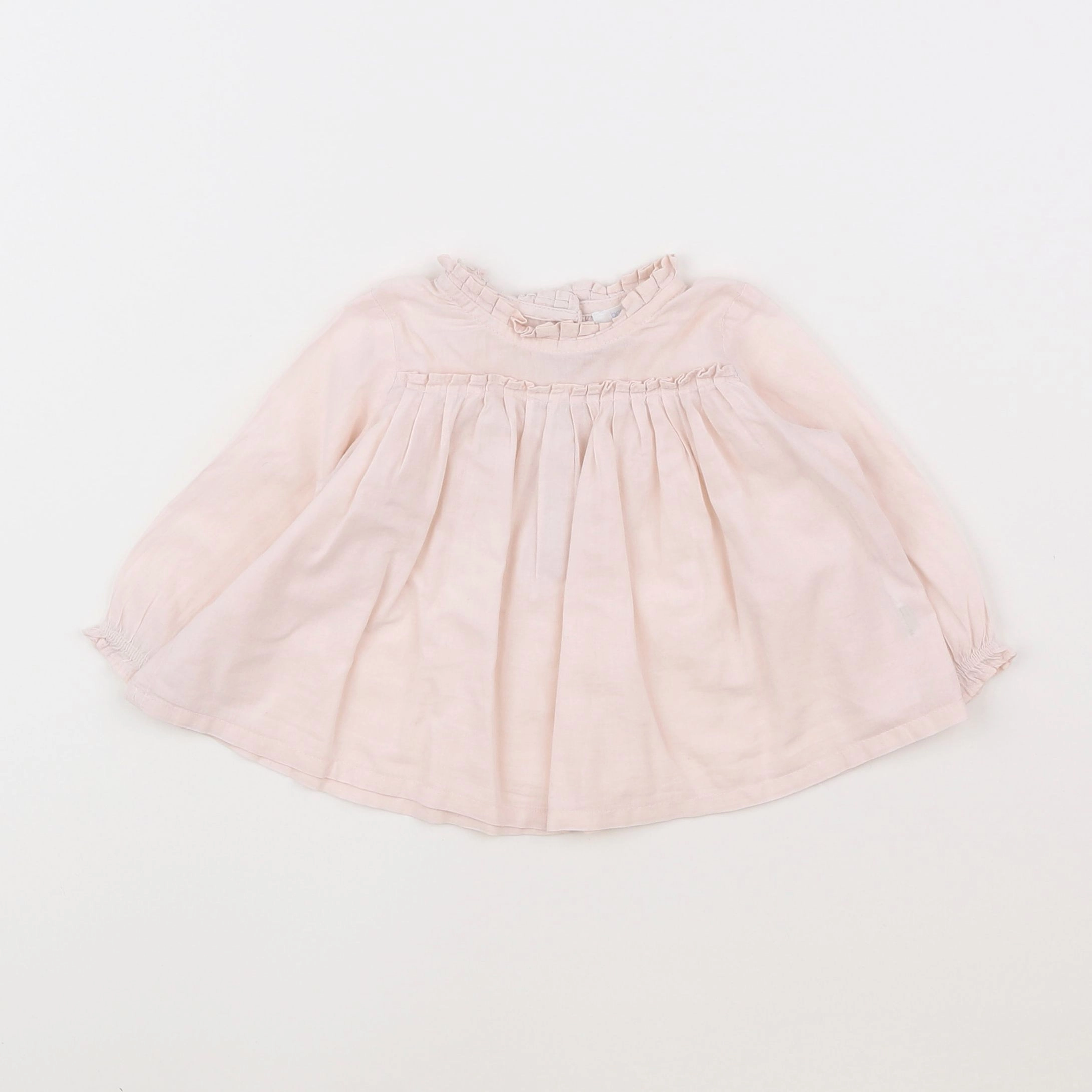 Boutchou - blouse rose - 6 mois