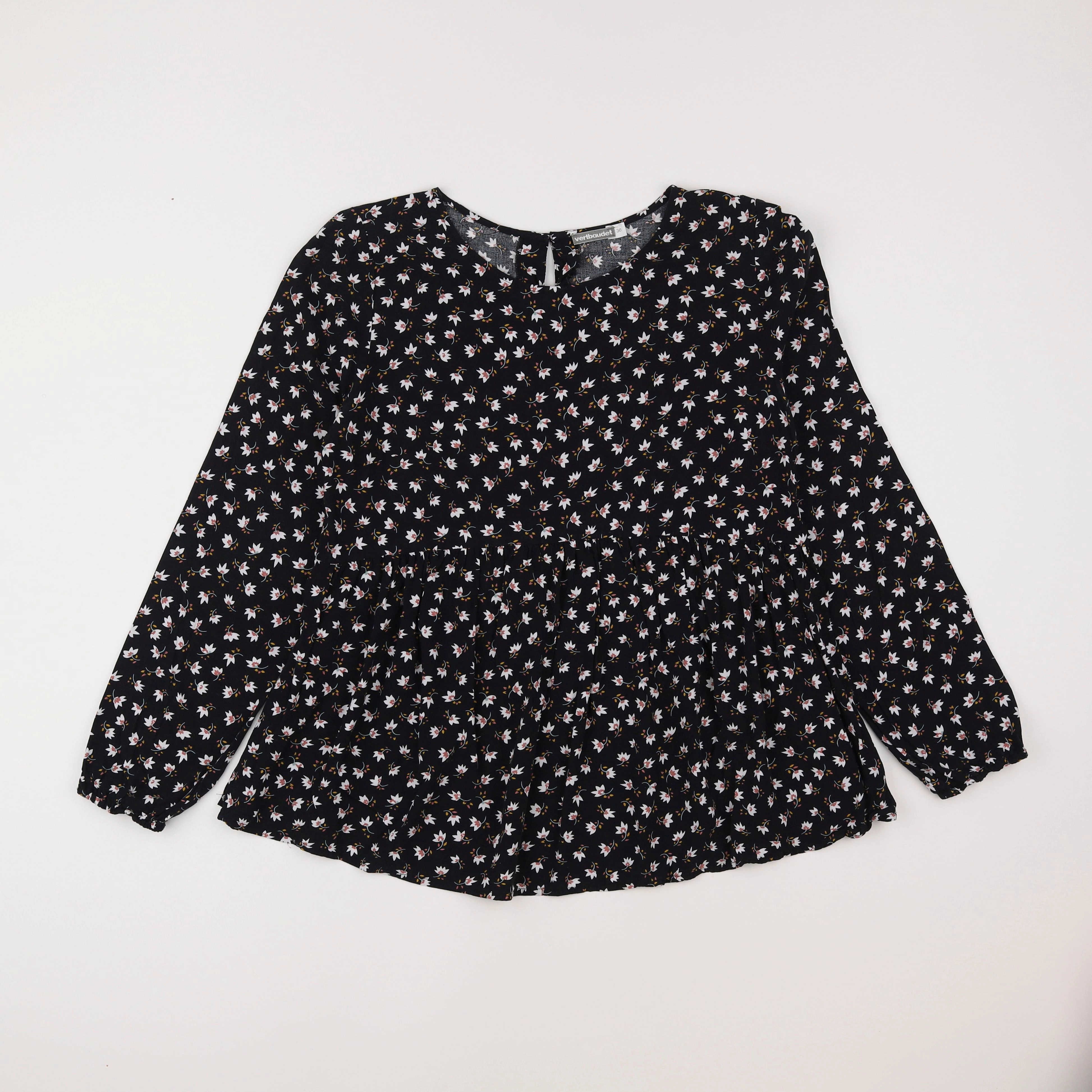 Vertbaudet - blouse grossesse bleu - 36