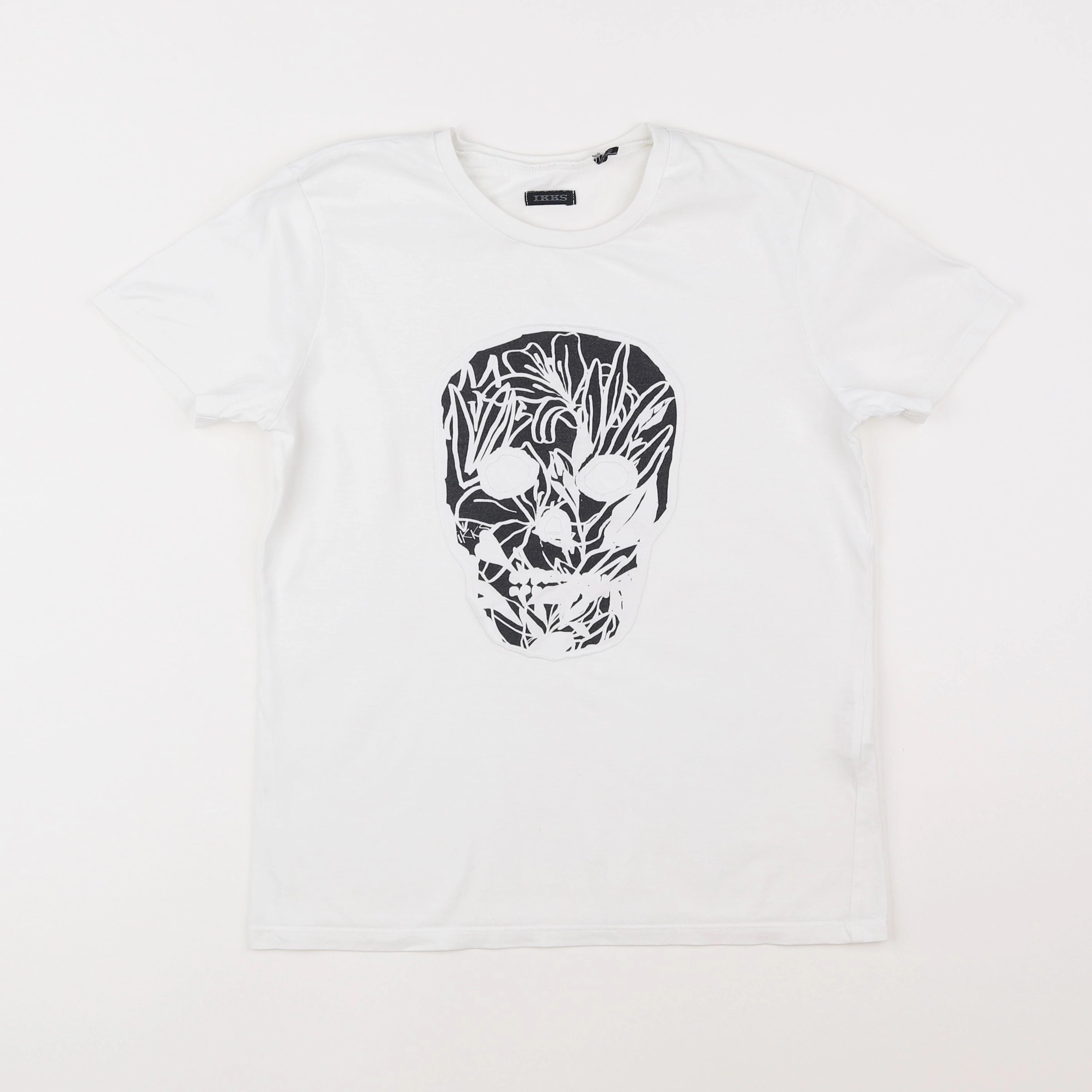 IKKS - tee-shirt blanc - 10 ans