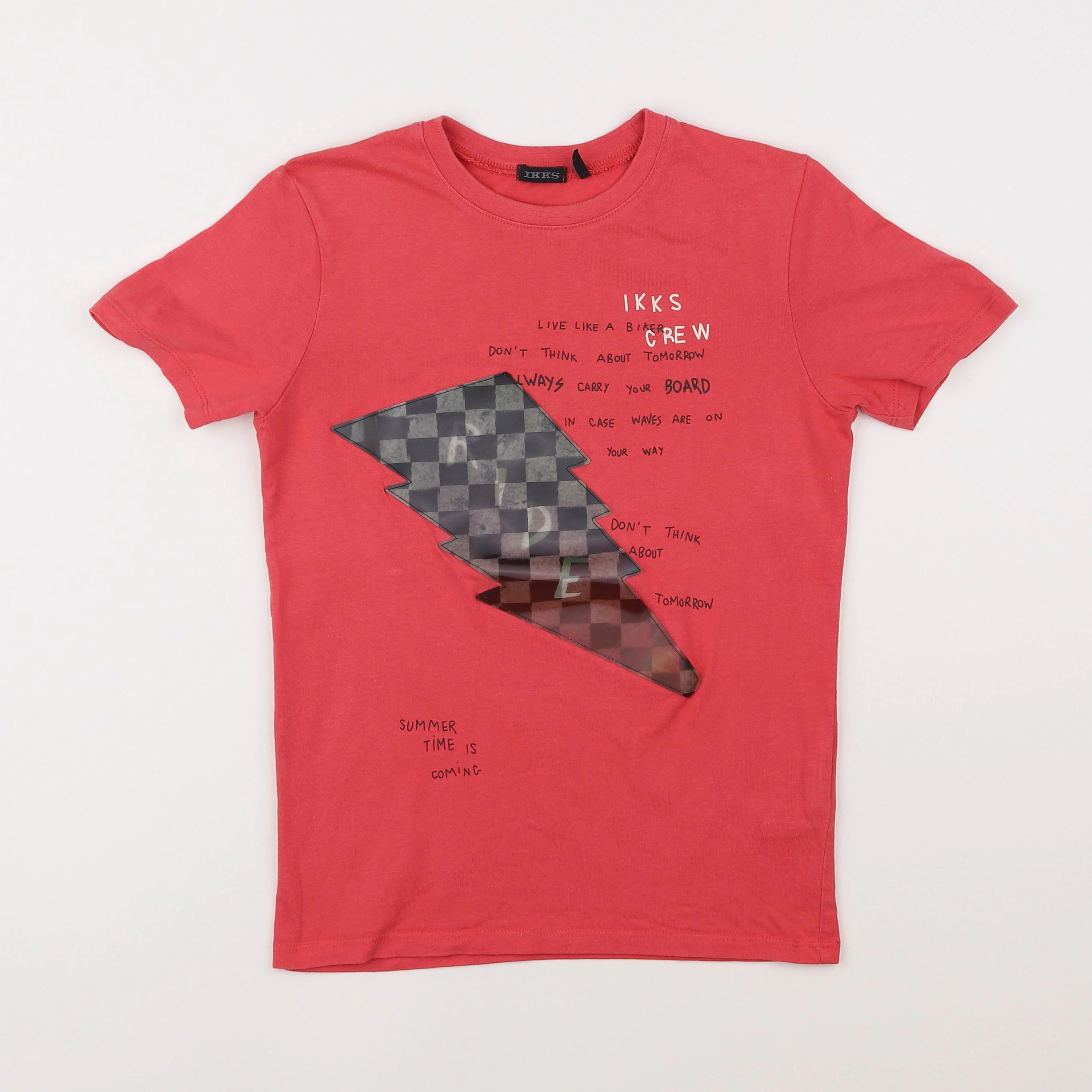 IKKS - tee-shirt rouge - 10 ans