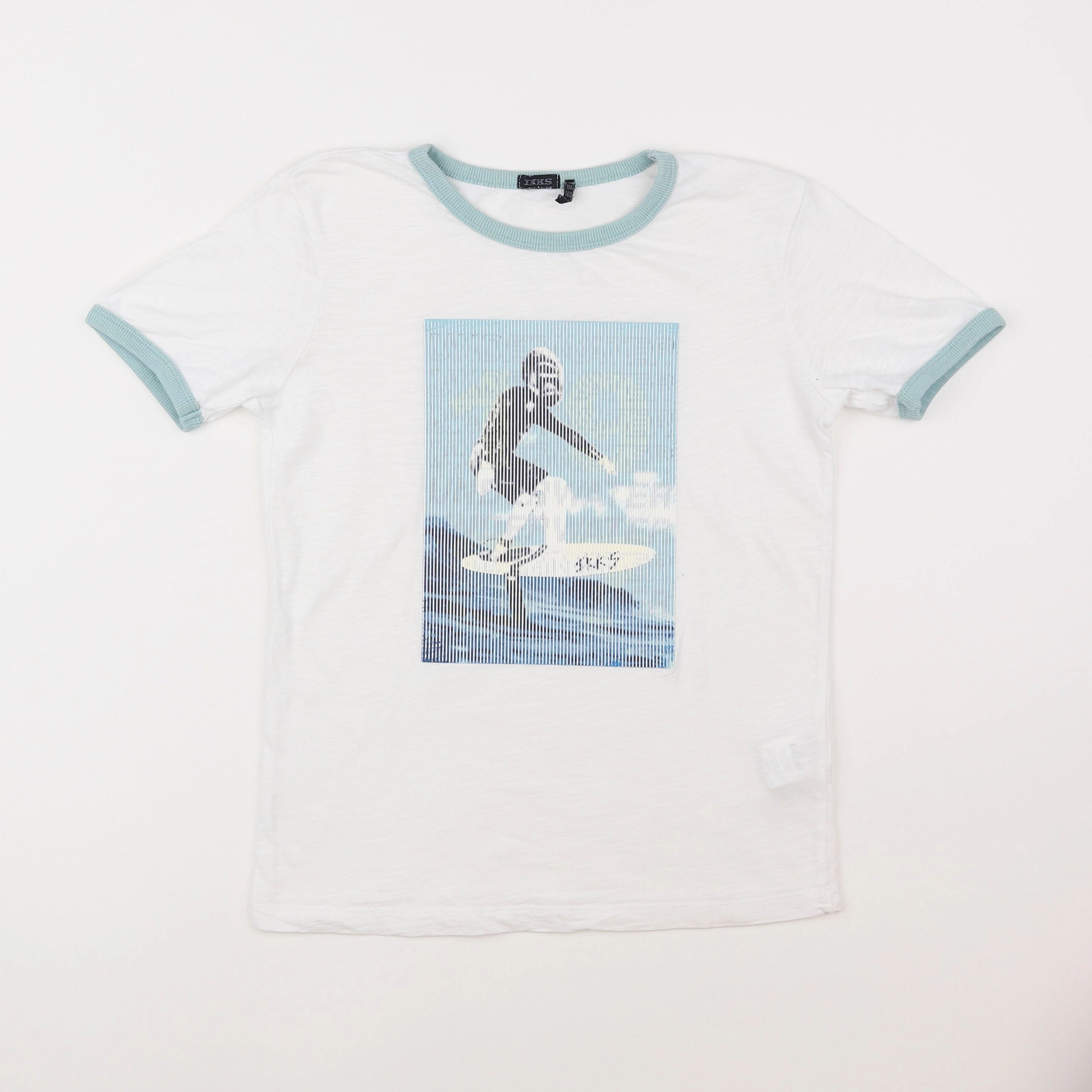 IKKS - tee-shirt blanc - 10 ans