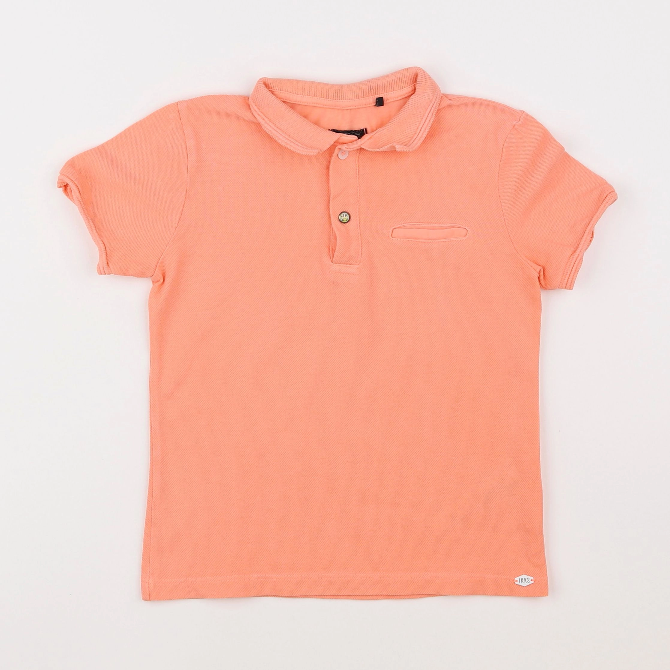 IKKS - polo orange - 6 ans