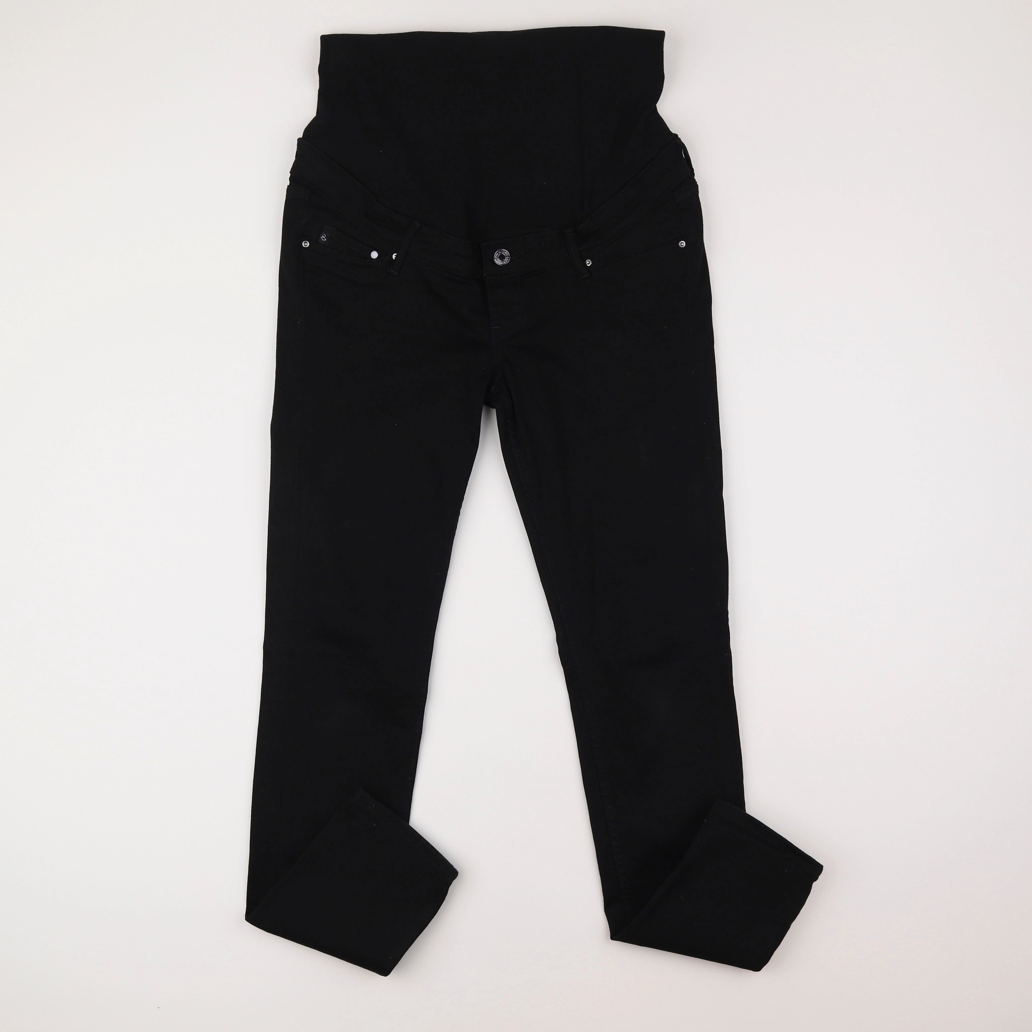 H&M - jean grossesse noir - 38