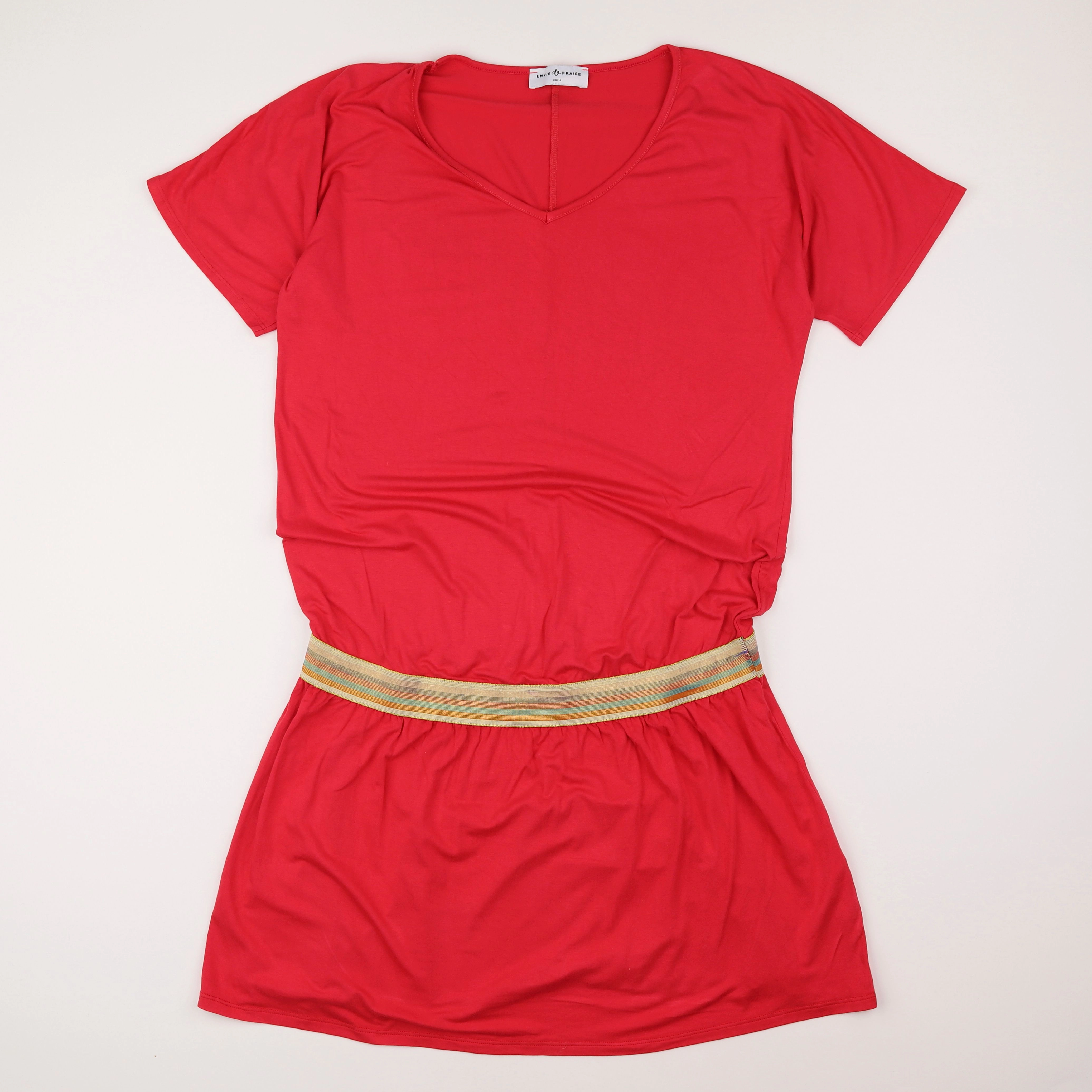 Envie de fraise - robe grossesse rouge - 40 à 42