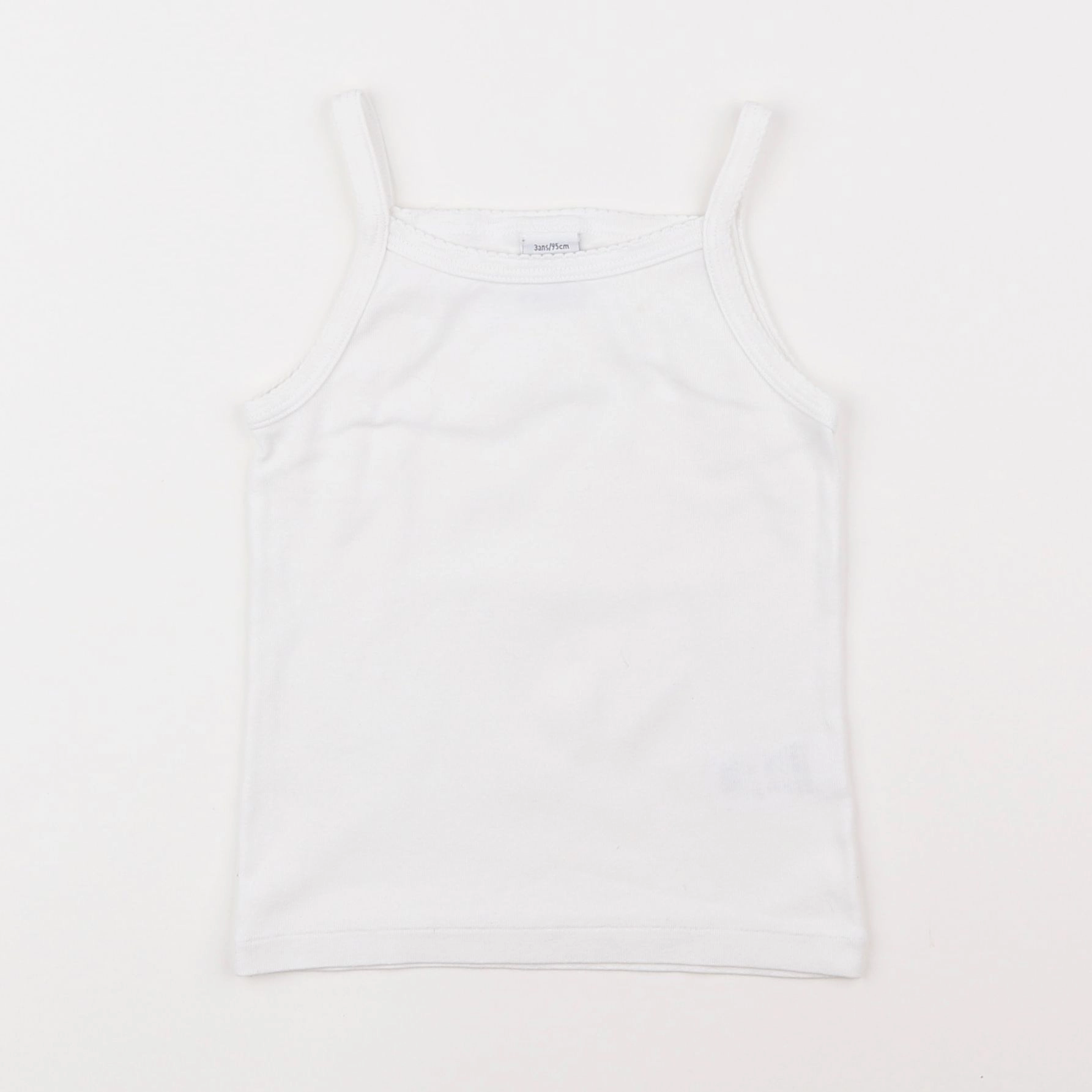 Petit Bateau - maillot de corps blanc - 3 ans