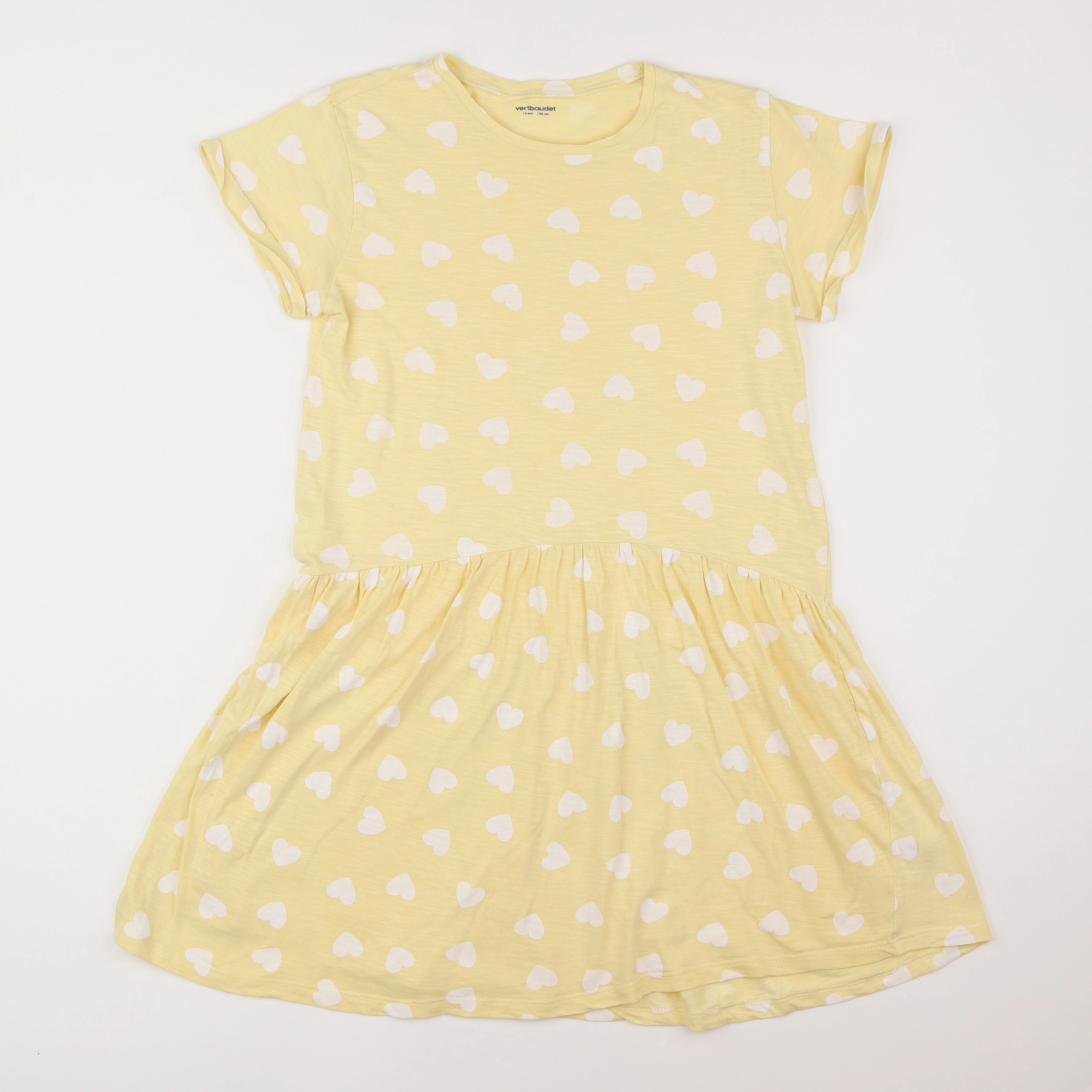 Vertbaudet - robe jaune - 14 ans