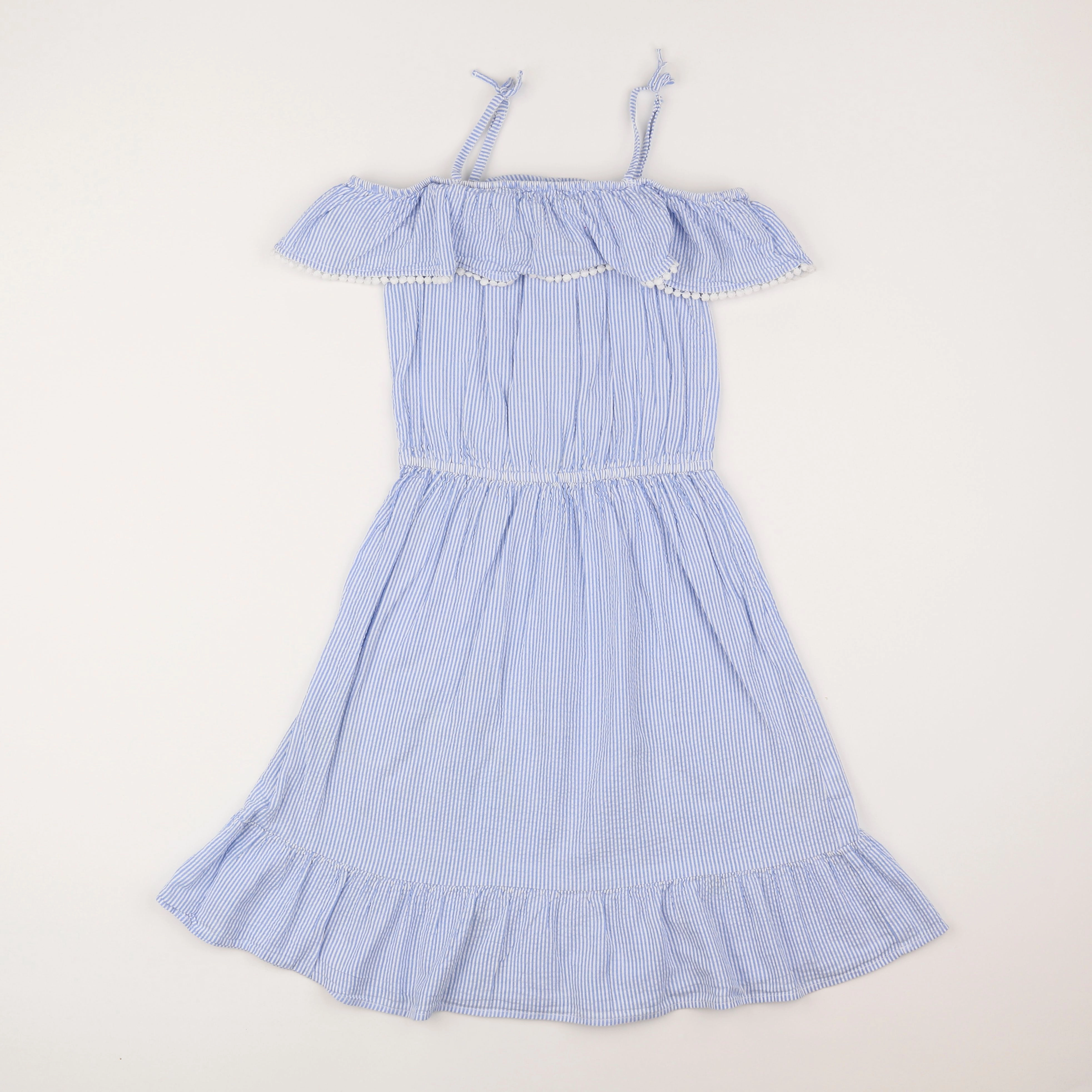 H&M - robe bleu - 10/12 ans