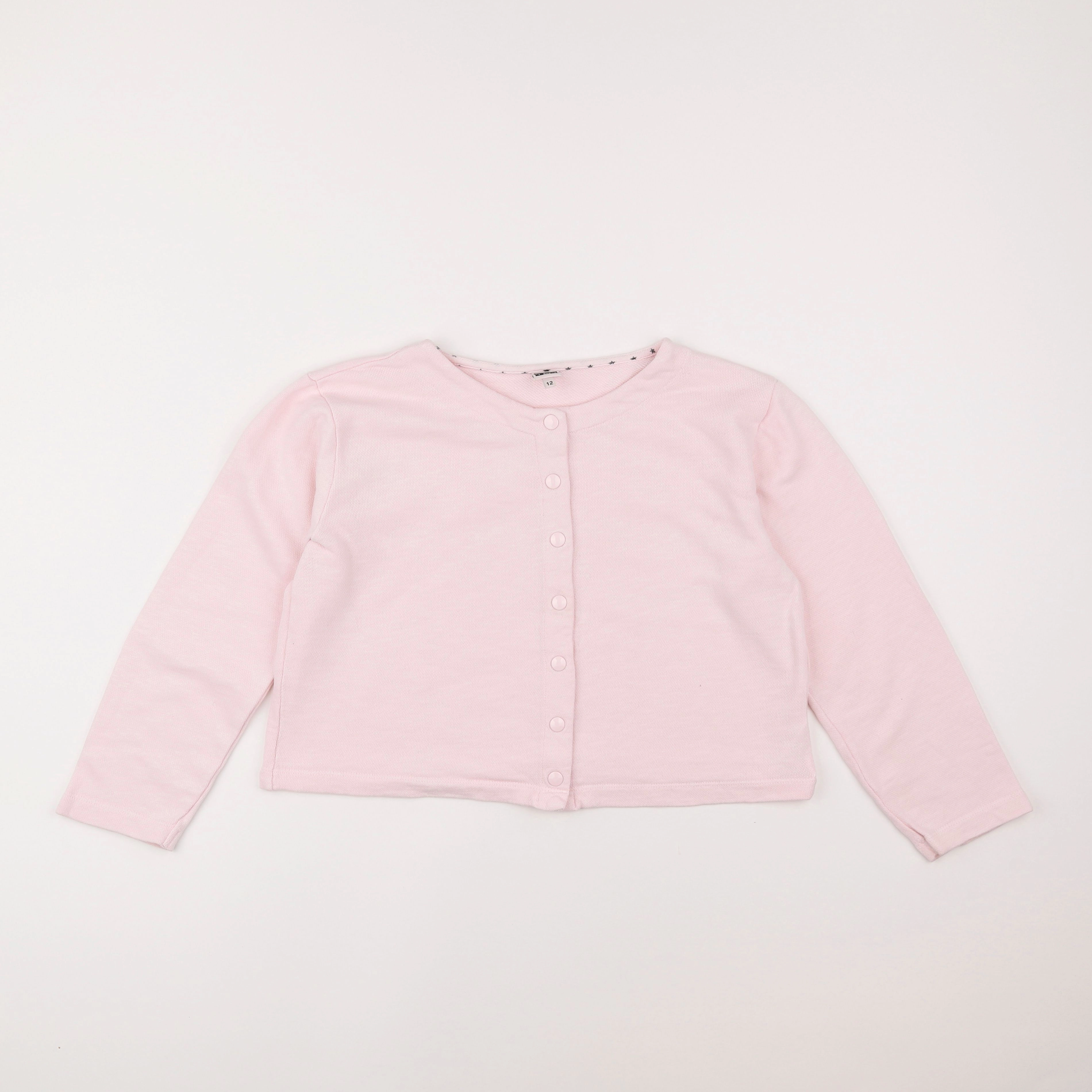 Bonton - gilet rose - 12 ans