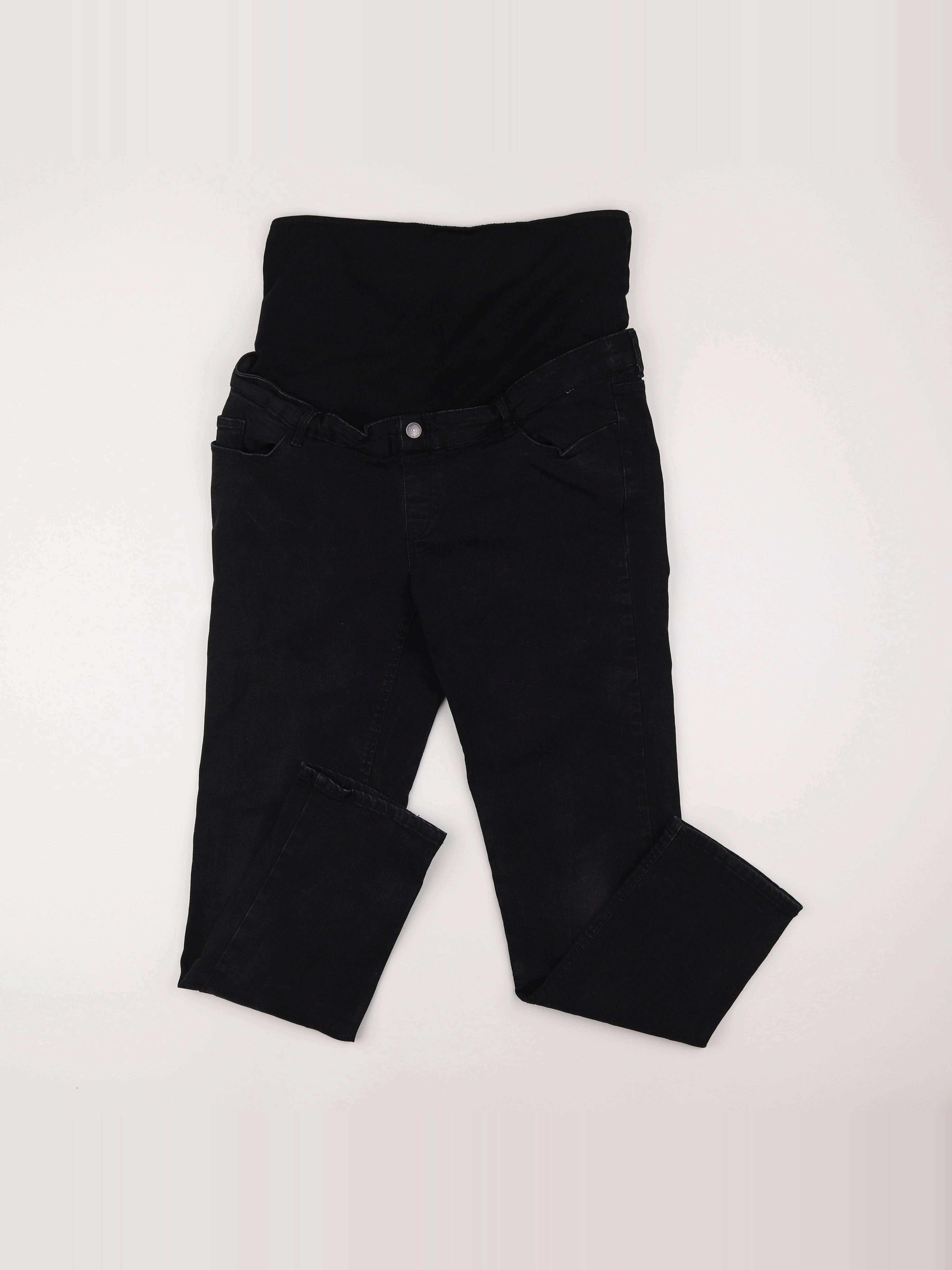 Kiabi - jean grossesse noir - 44
