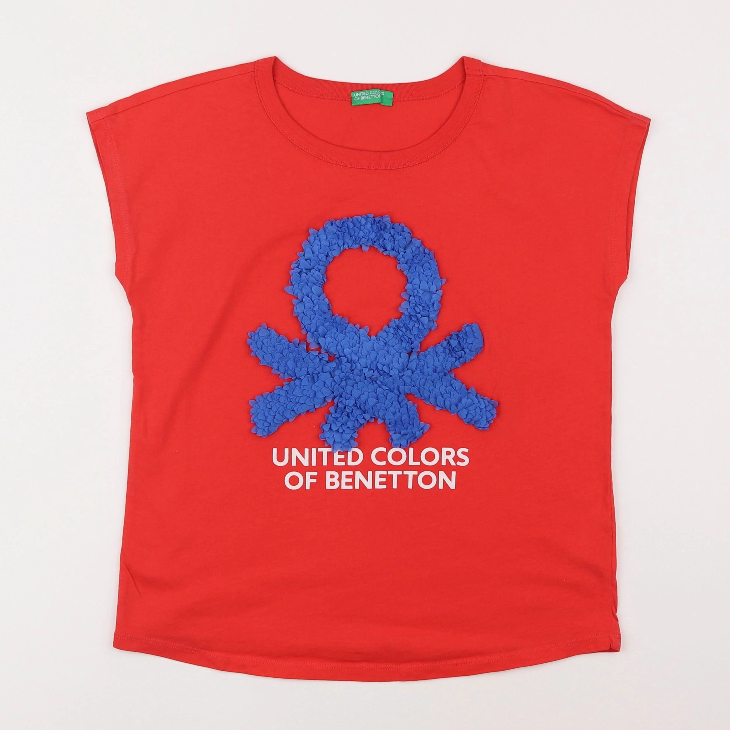 Benetton - tee-shirt rouge - 10/11 ans