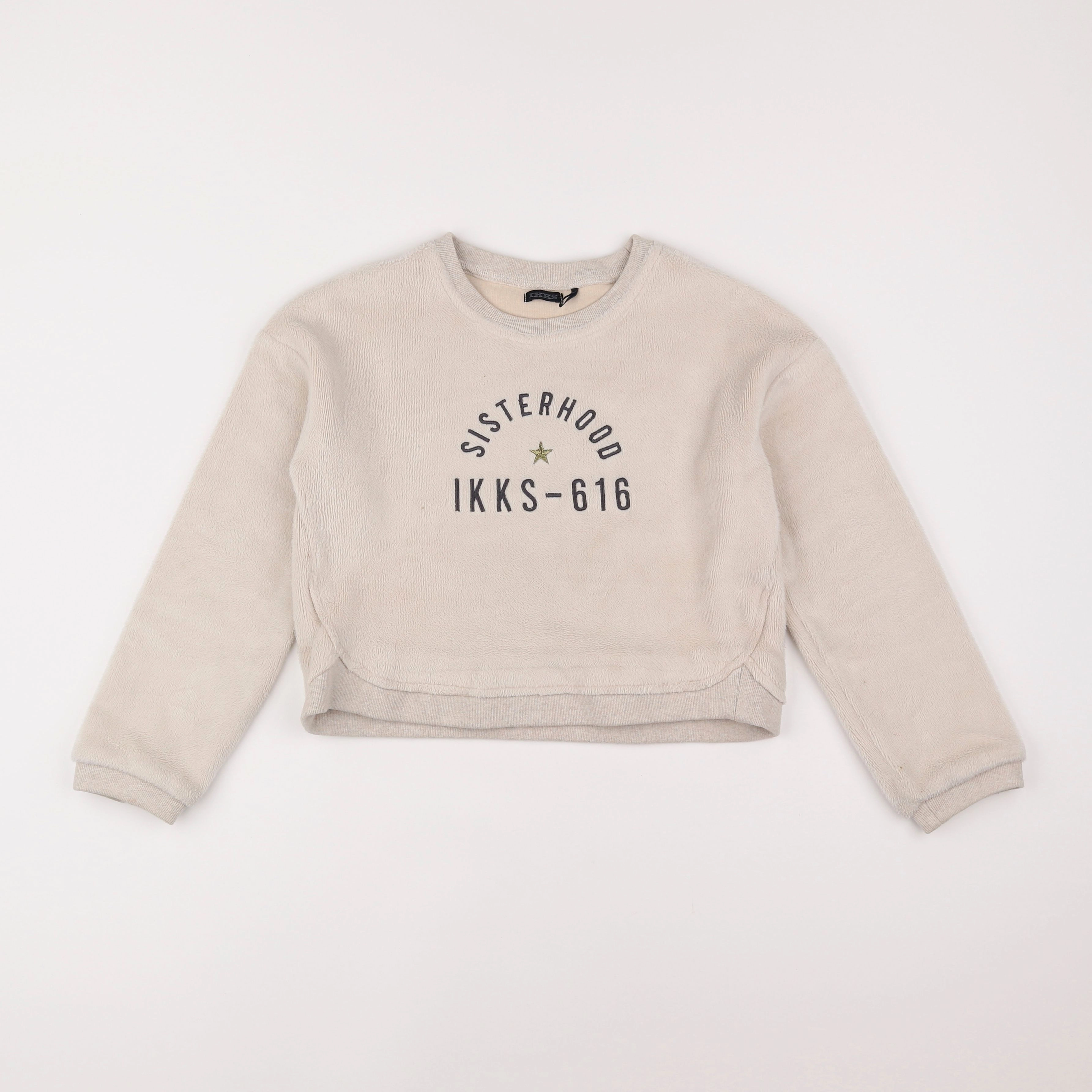 IKKS - sweat beige - 10 ans