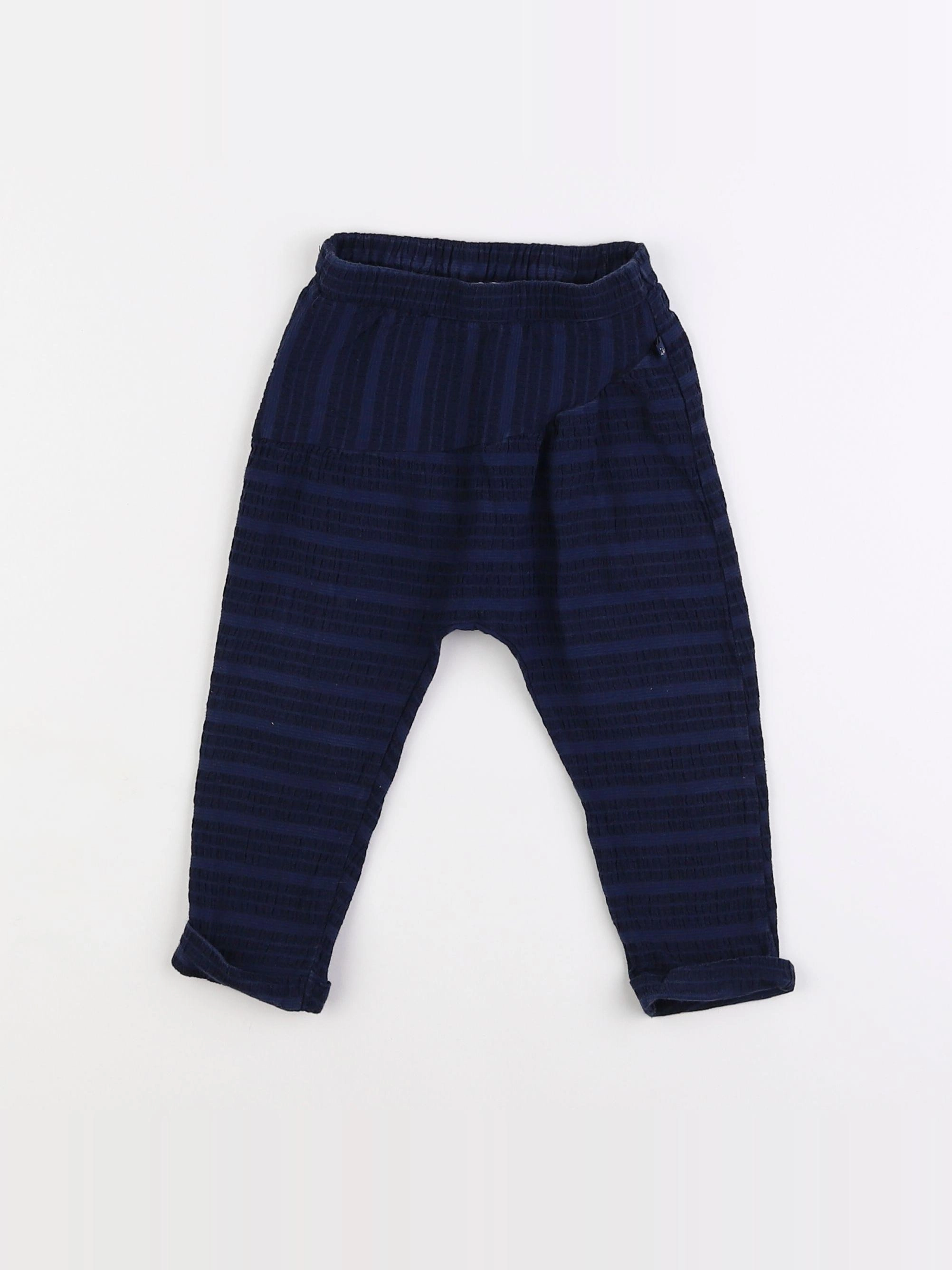 IKKS - pantalon bleu - 2 ans
