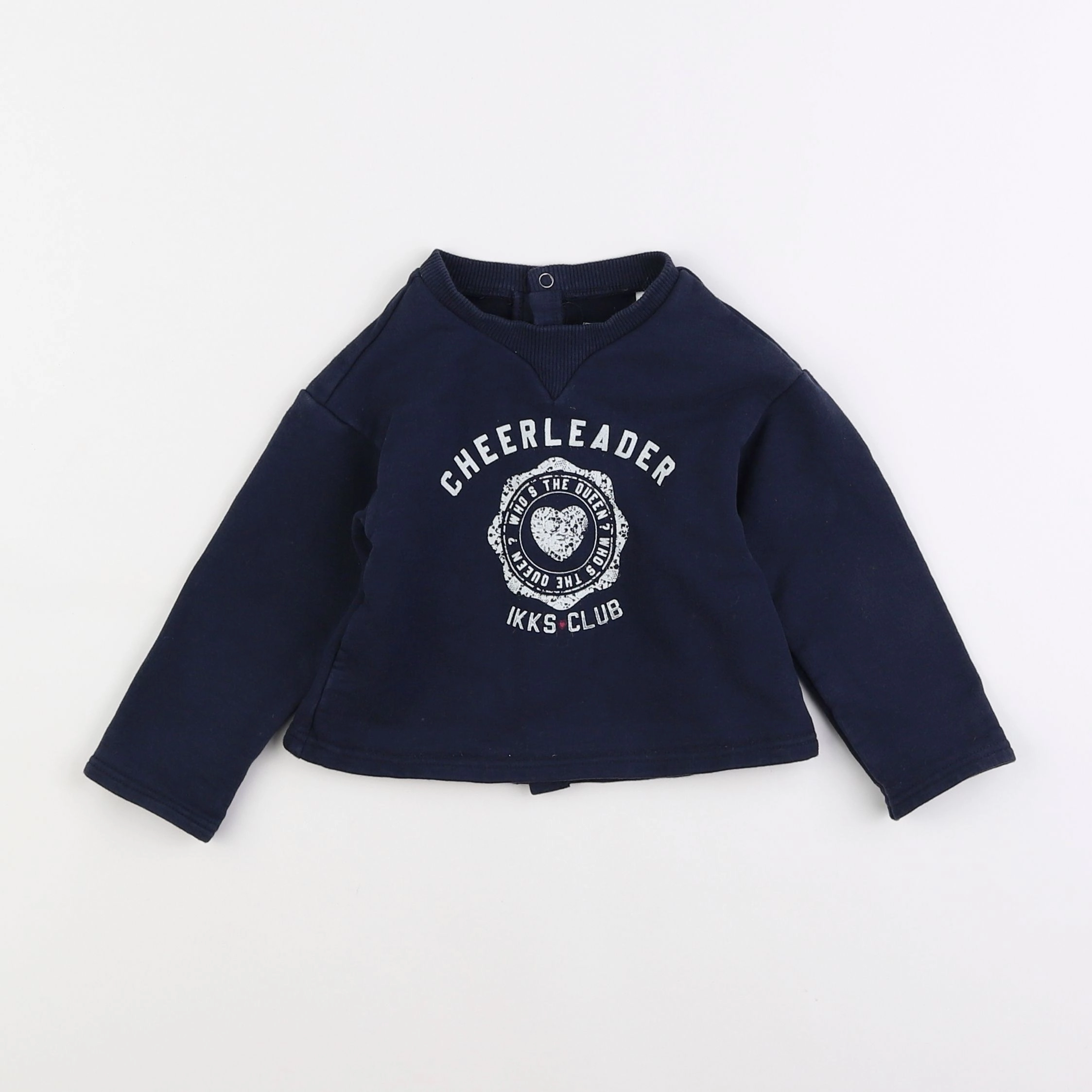 IKKS - sweat bleu - 2 ans