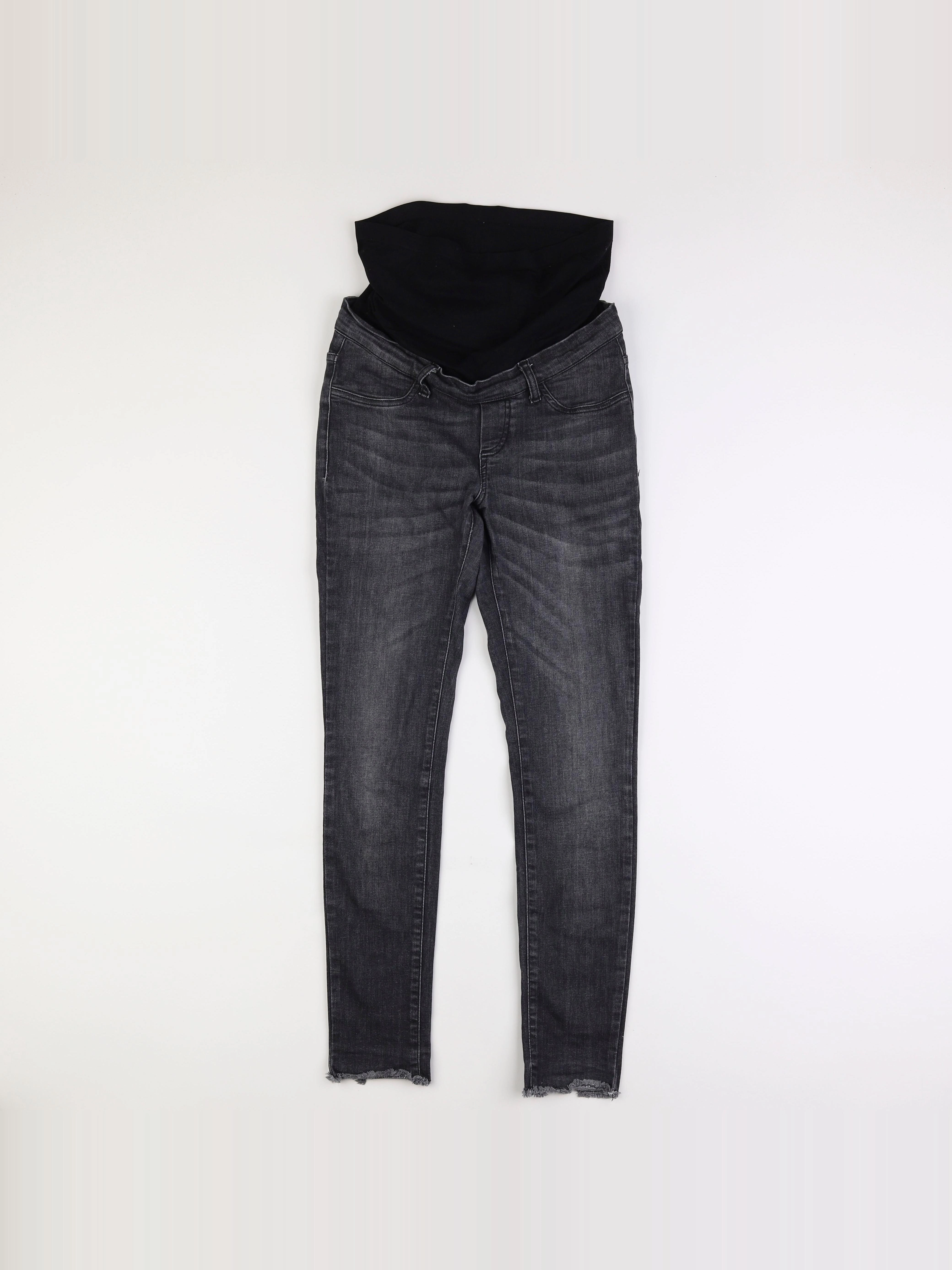 Envie de fraise - jean grossesse gris - 36