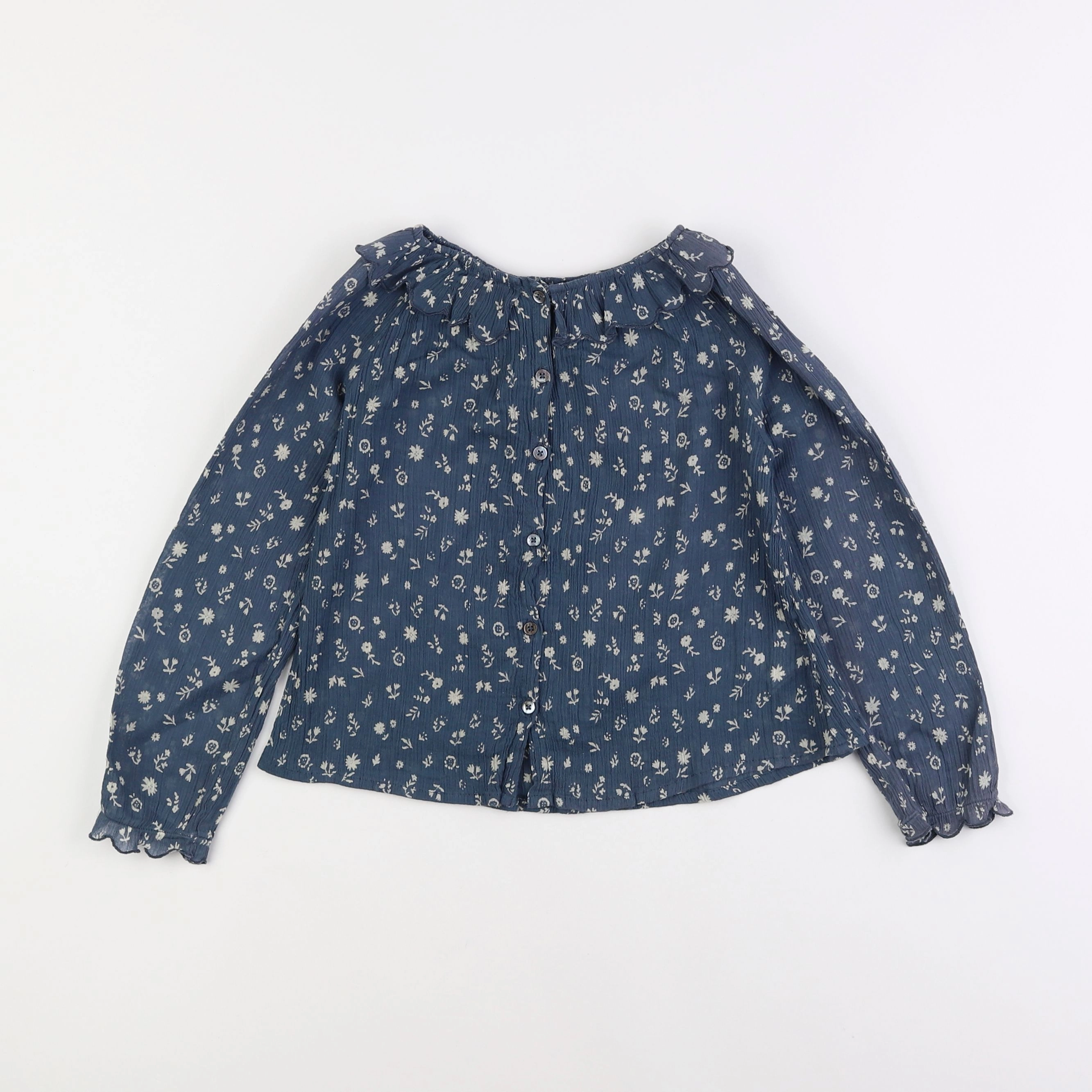 Emile et Ida - blouse bleu - 4 ans