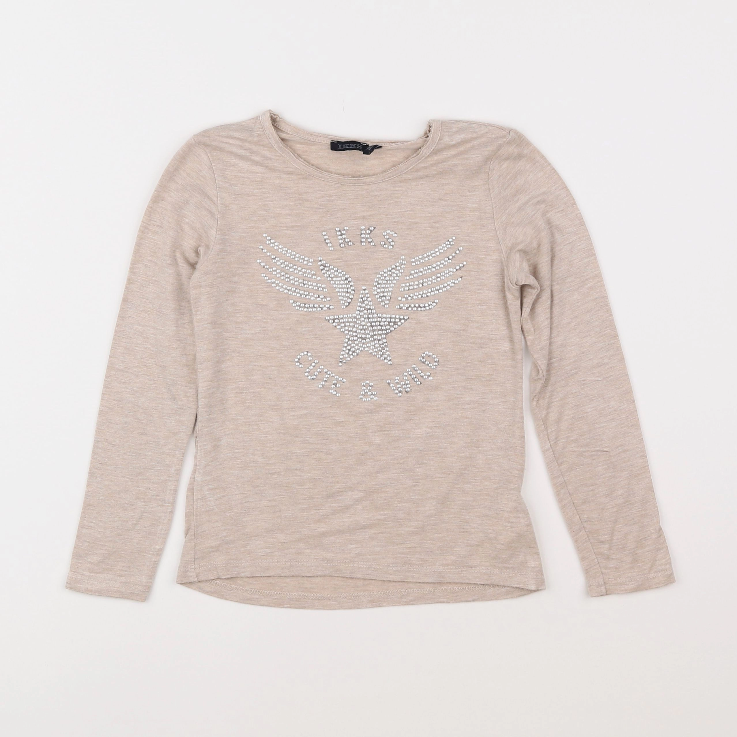 IKKS - tee-shirt beige - 6 ans