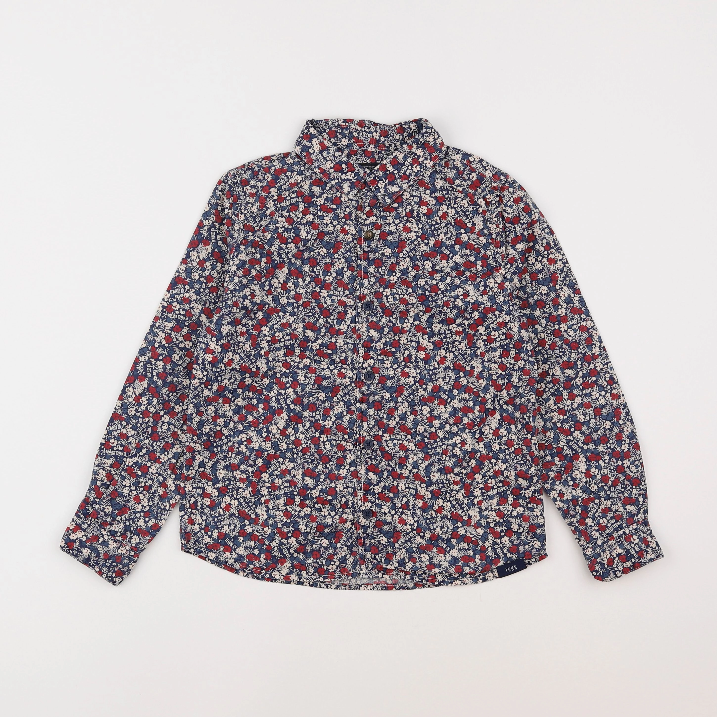 IKKS - chemise rouge - 6 ans