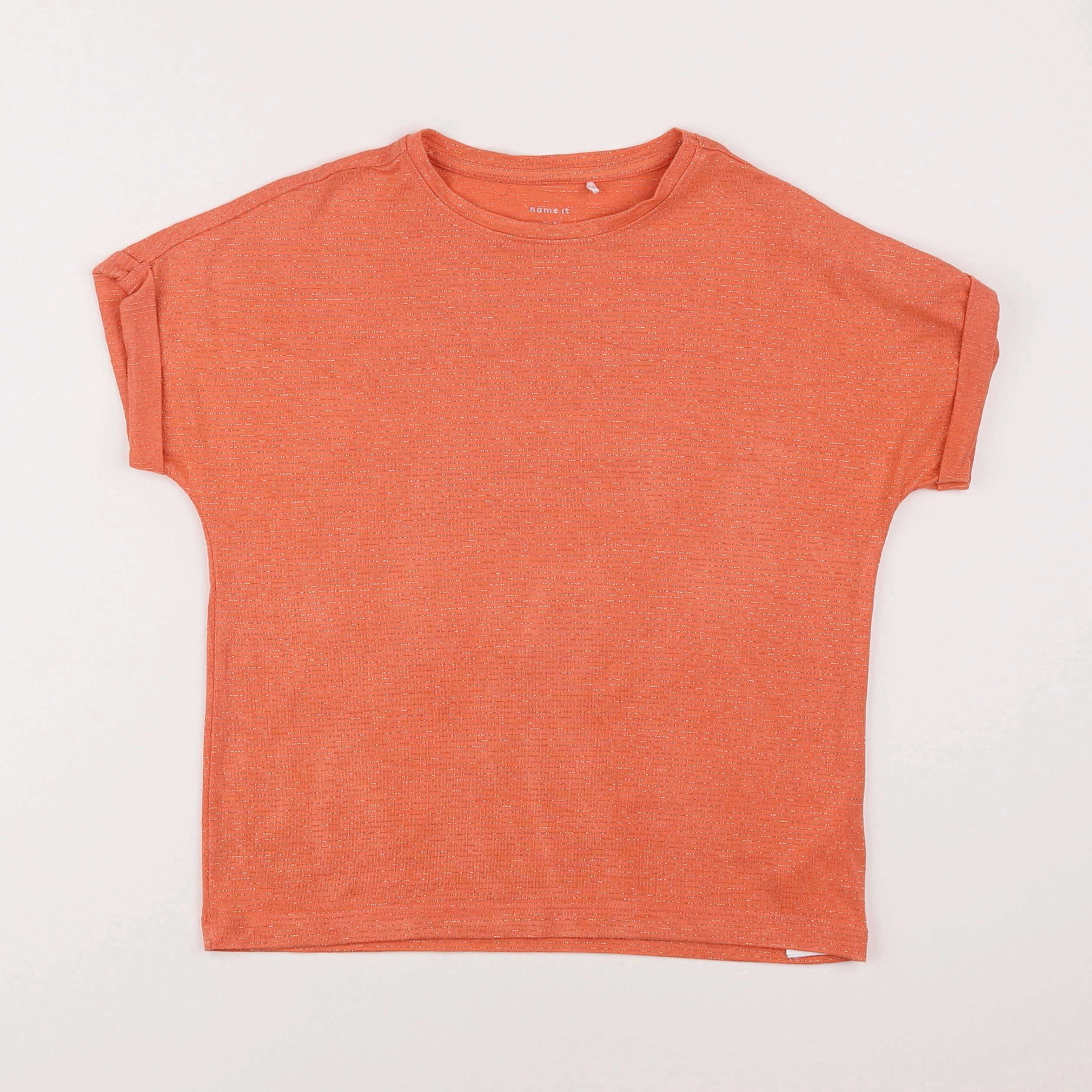 Name it - tee-shirt orange - 7/8 ans