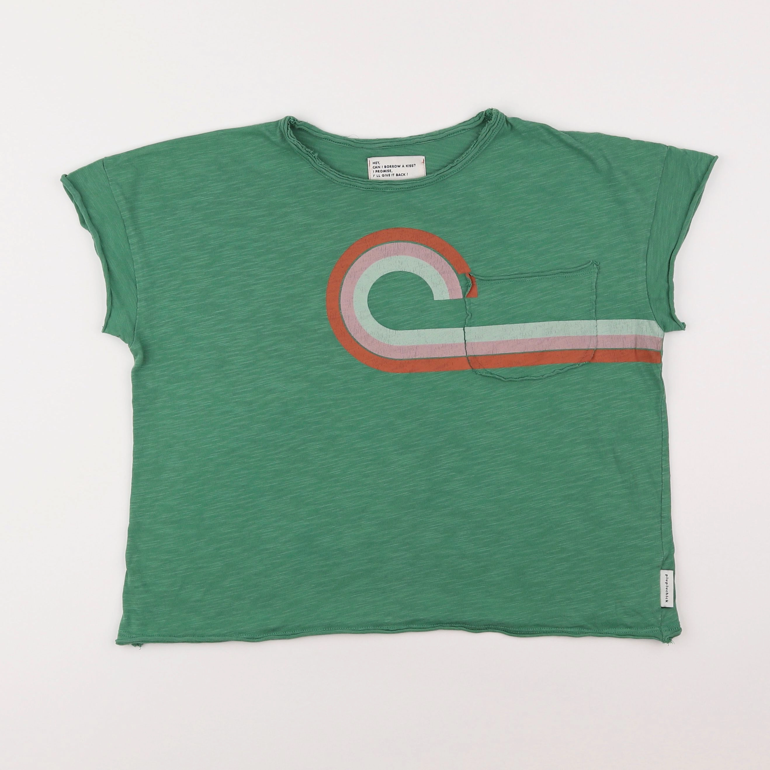 Piupiuchick - tee-shirt vert - 8 ans