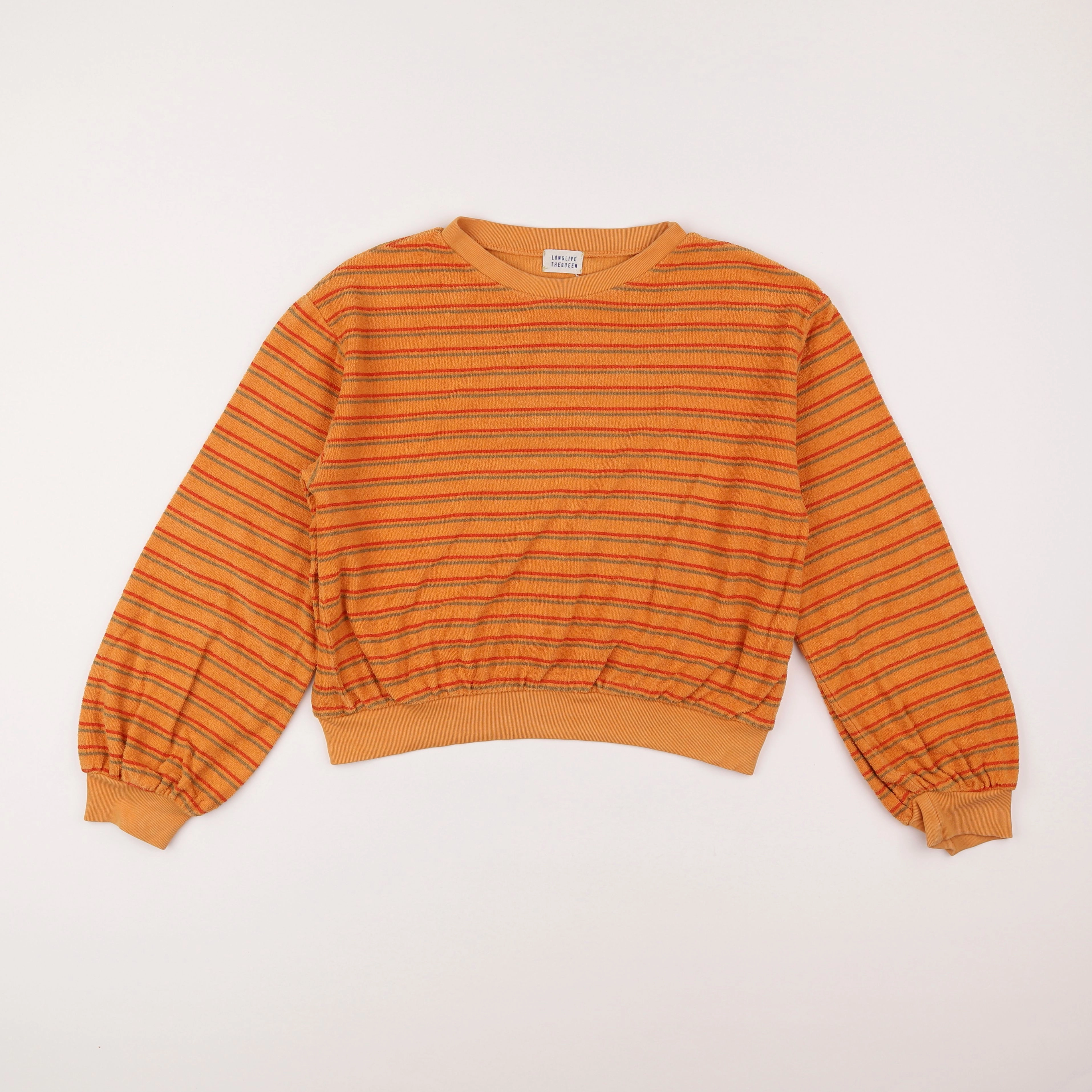 Longlivethequeen - sweat orange - 12 ans