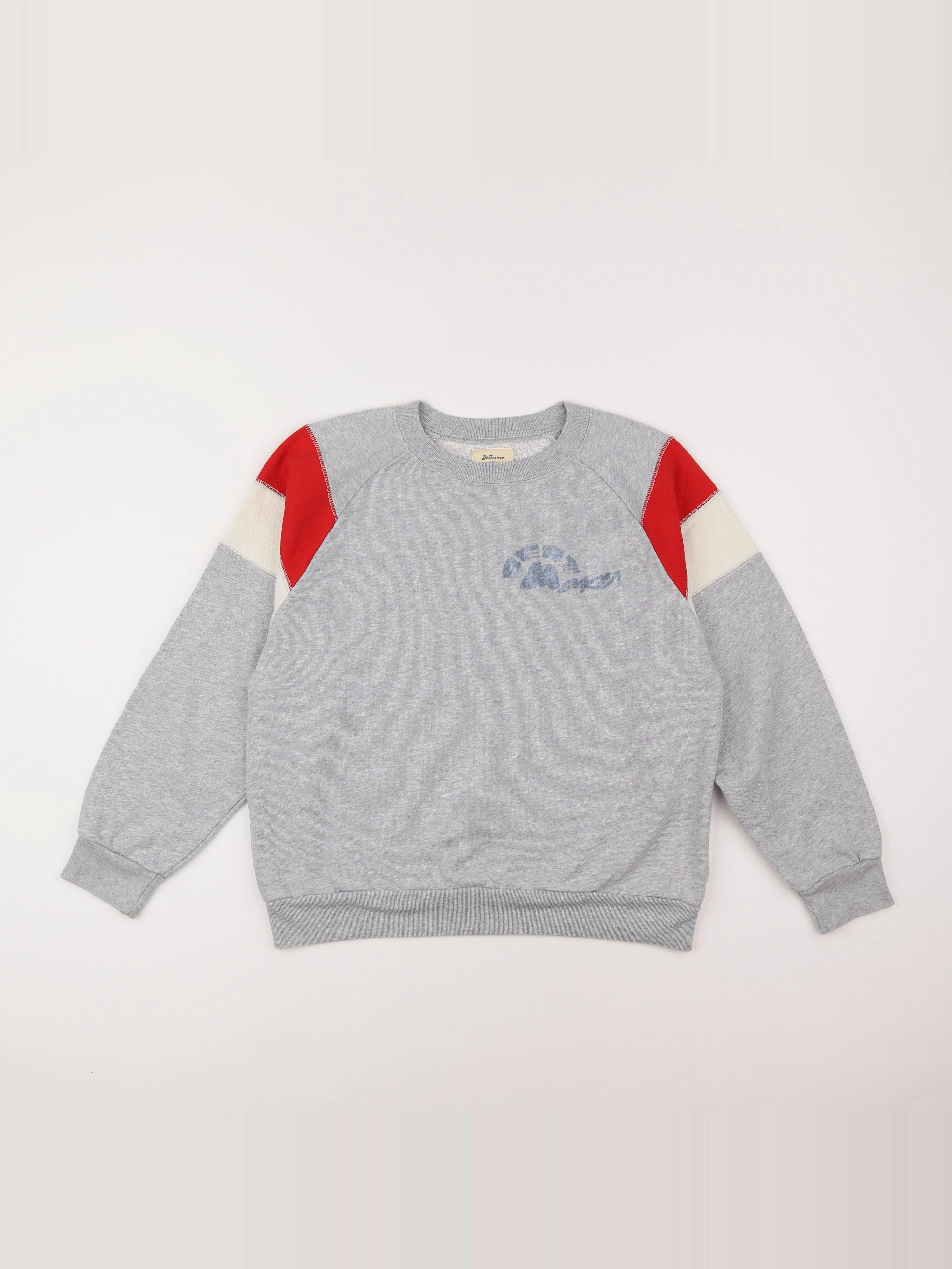 Bellerose - sweat gris - 12 ans