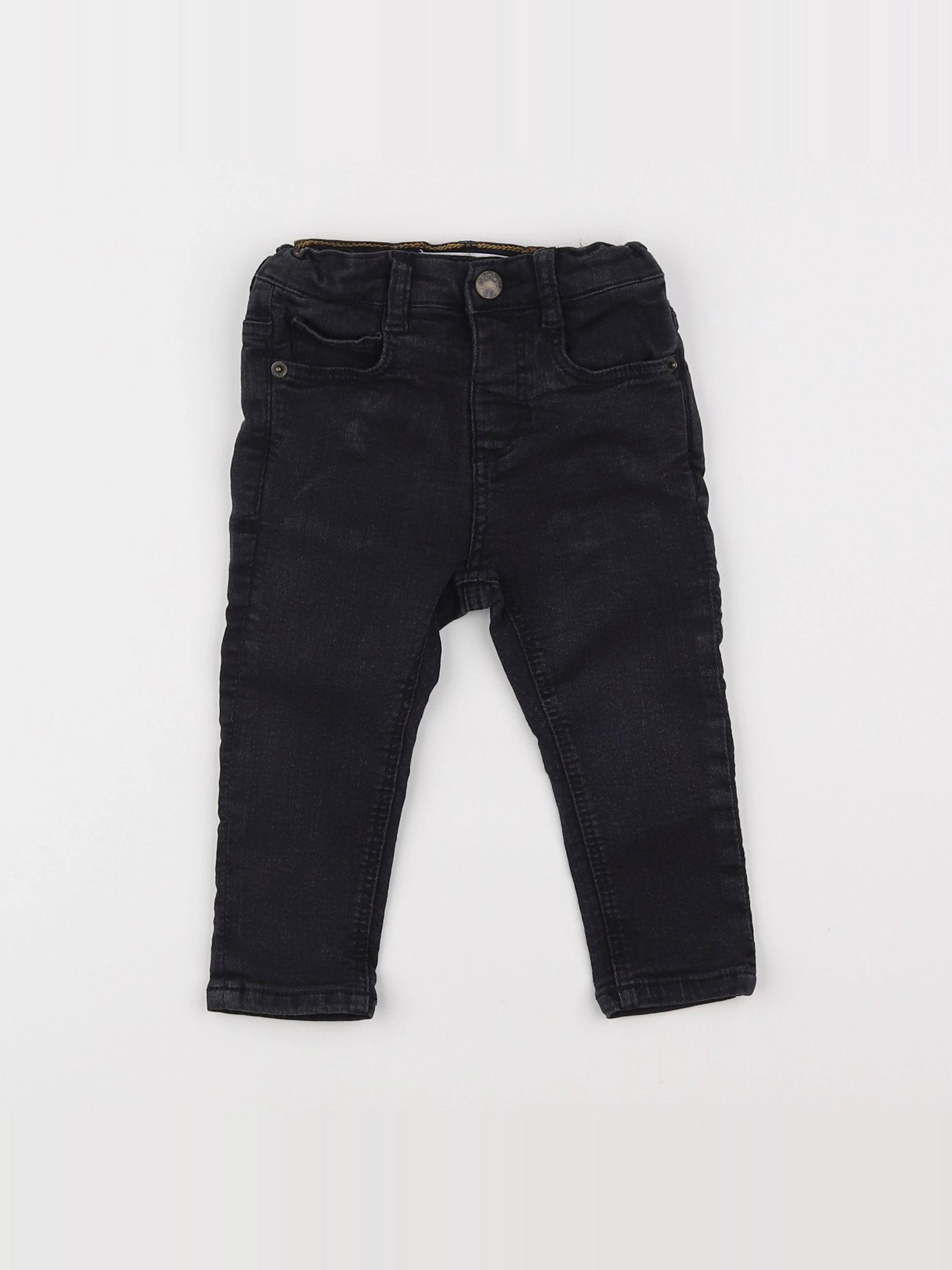 Zara - jean noir - 9/12 mois