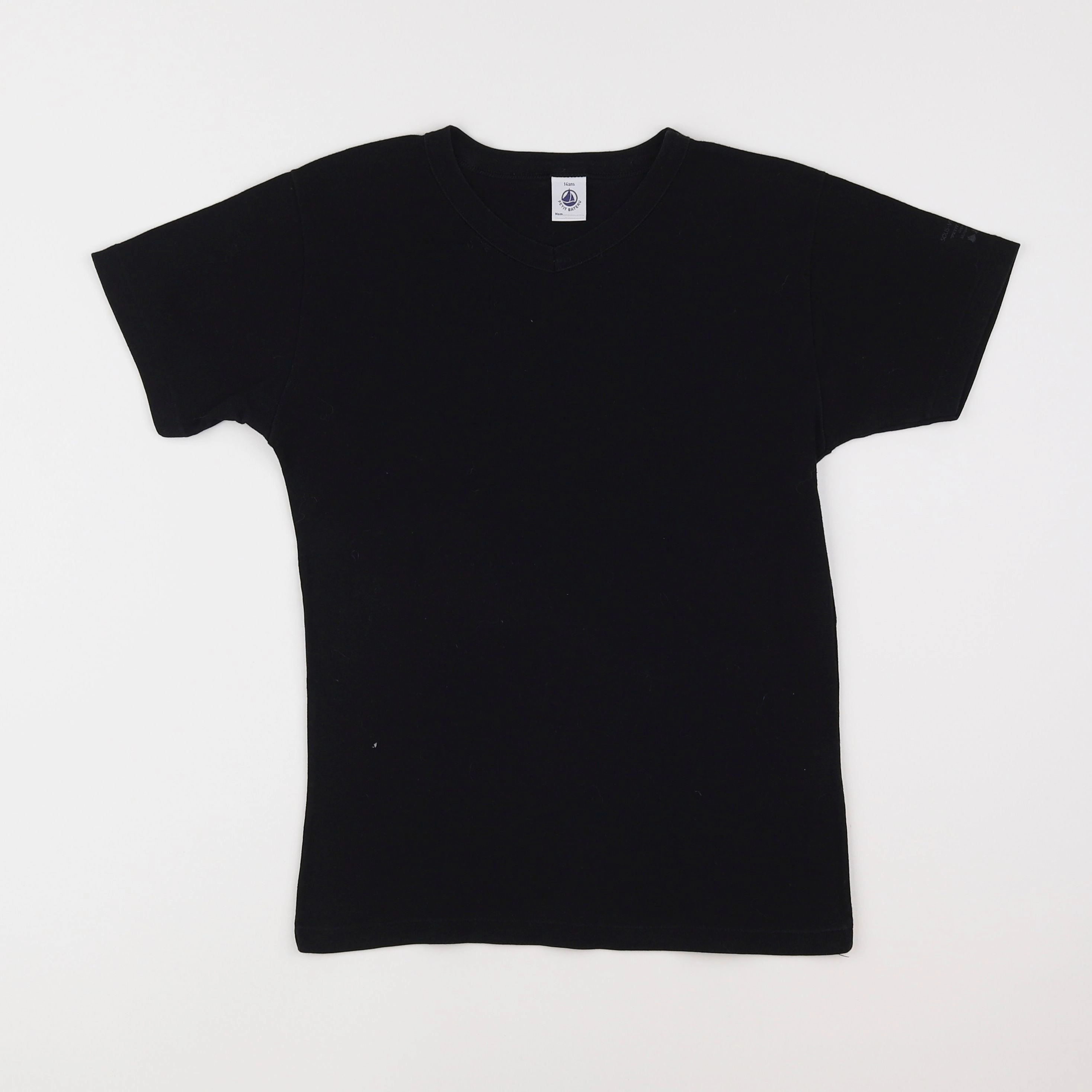 Petit Bateau - maillot de corps noir - 14 ans