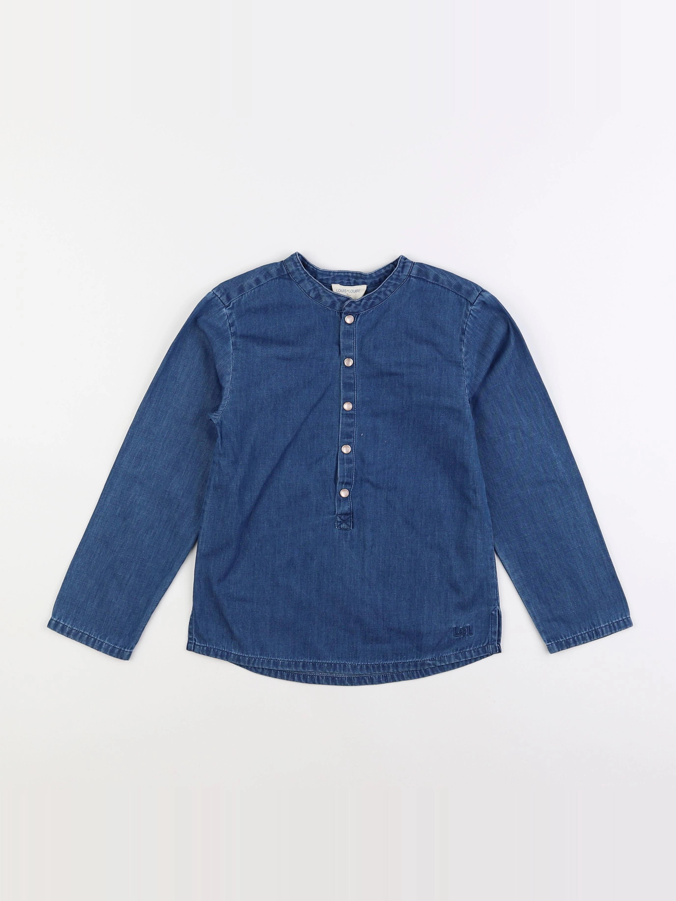 Louis Louise - chemise bleu - 6 ans