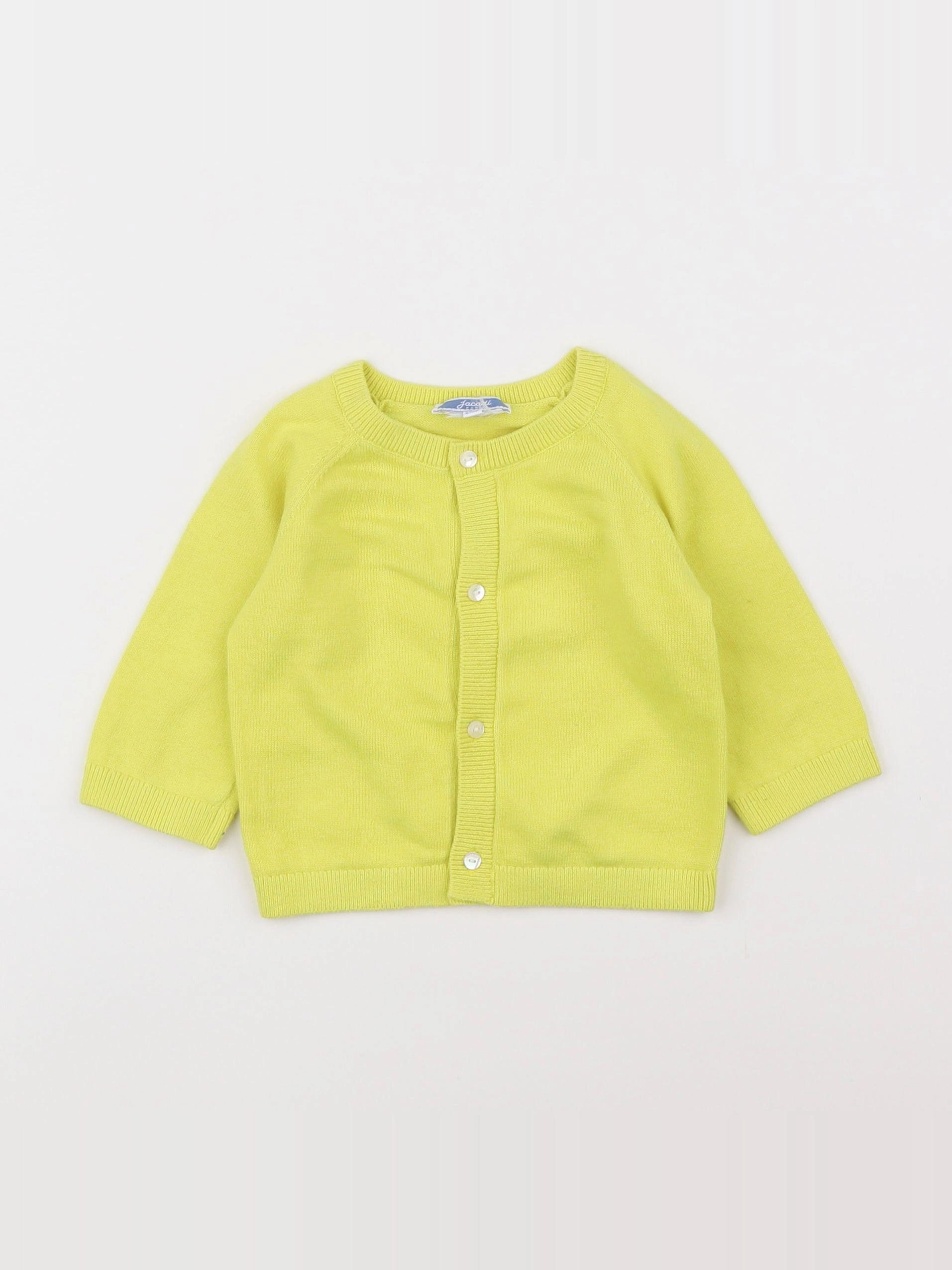 Jacadi - gilet jaune - 6 mois