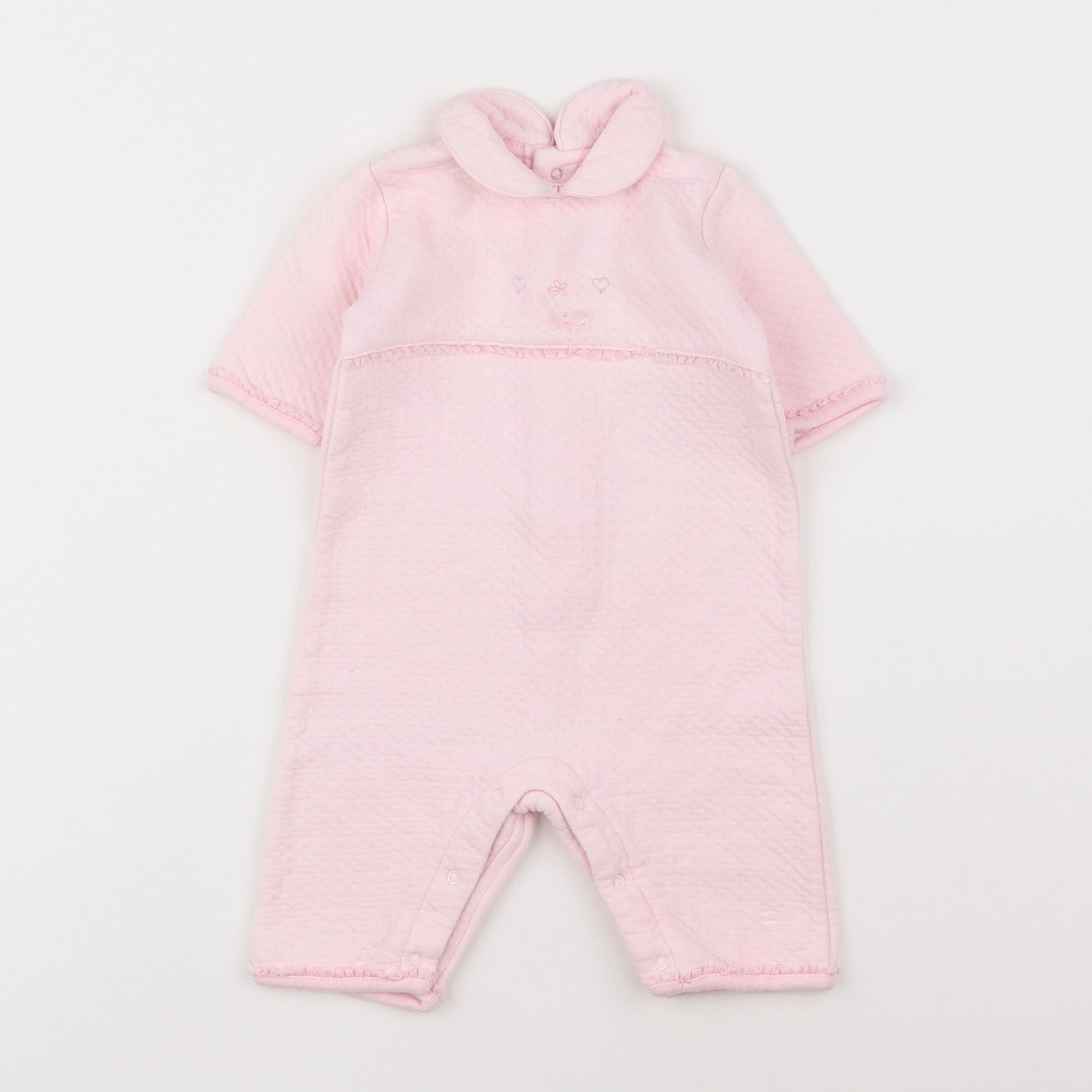 Jacadi - combinaison rose - 6 mois