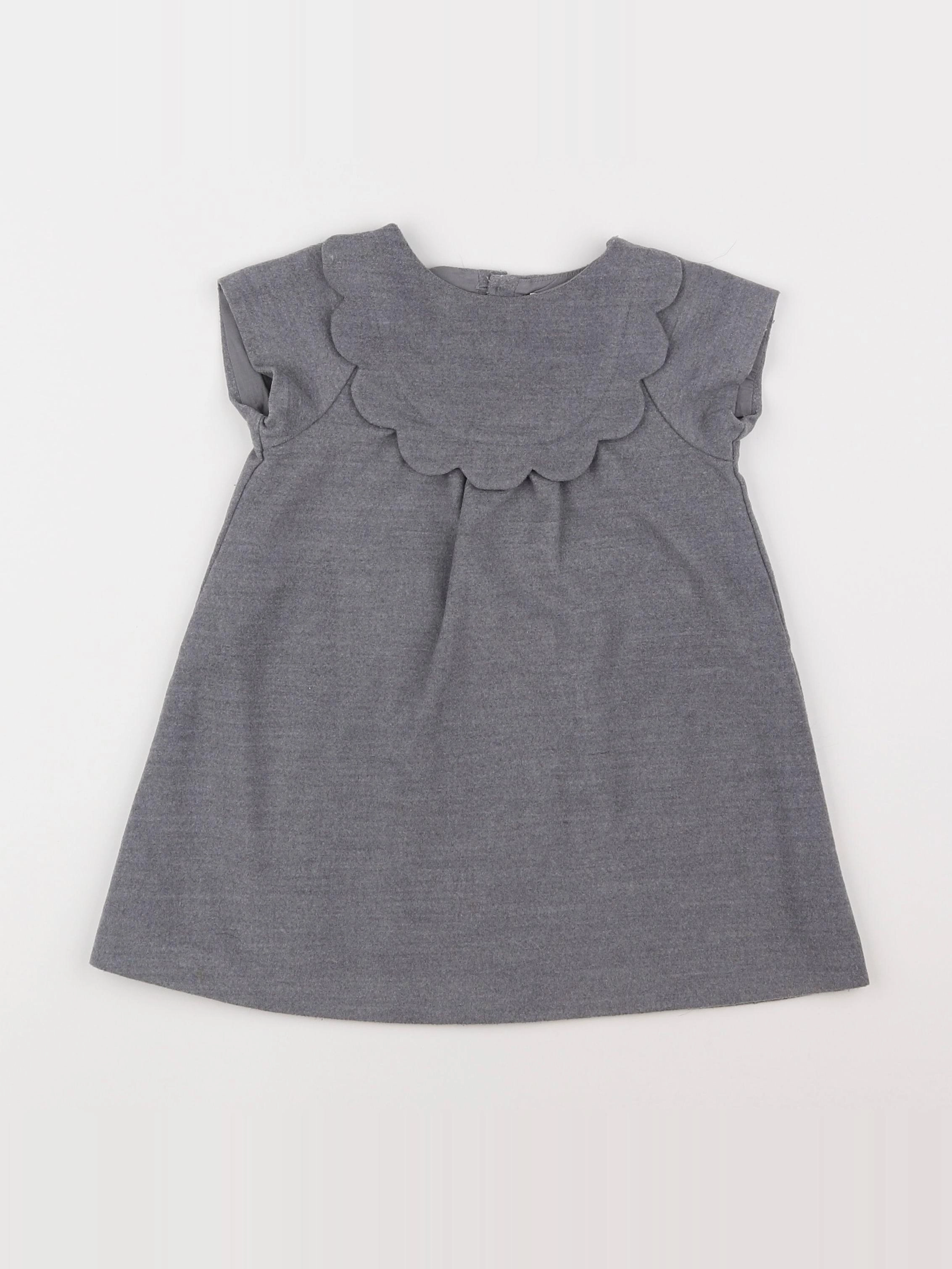 Jacadi - robe gris - 2 ans