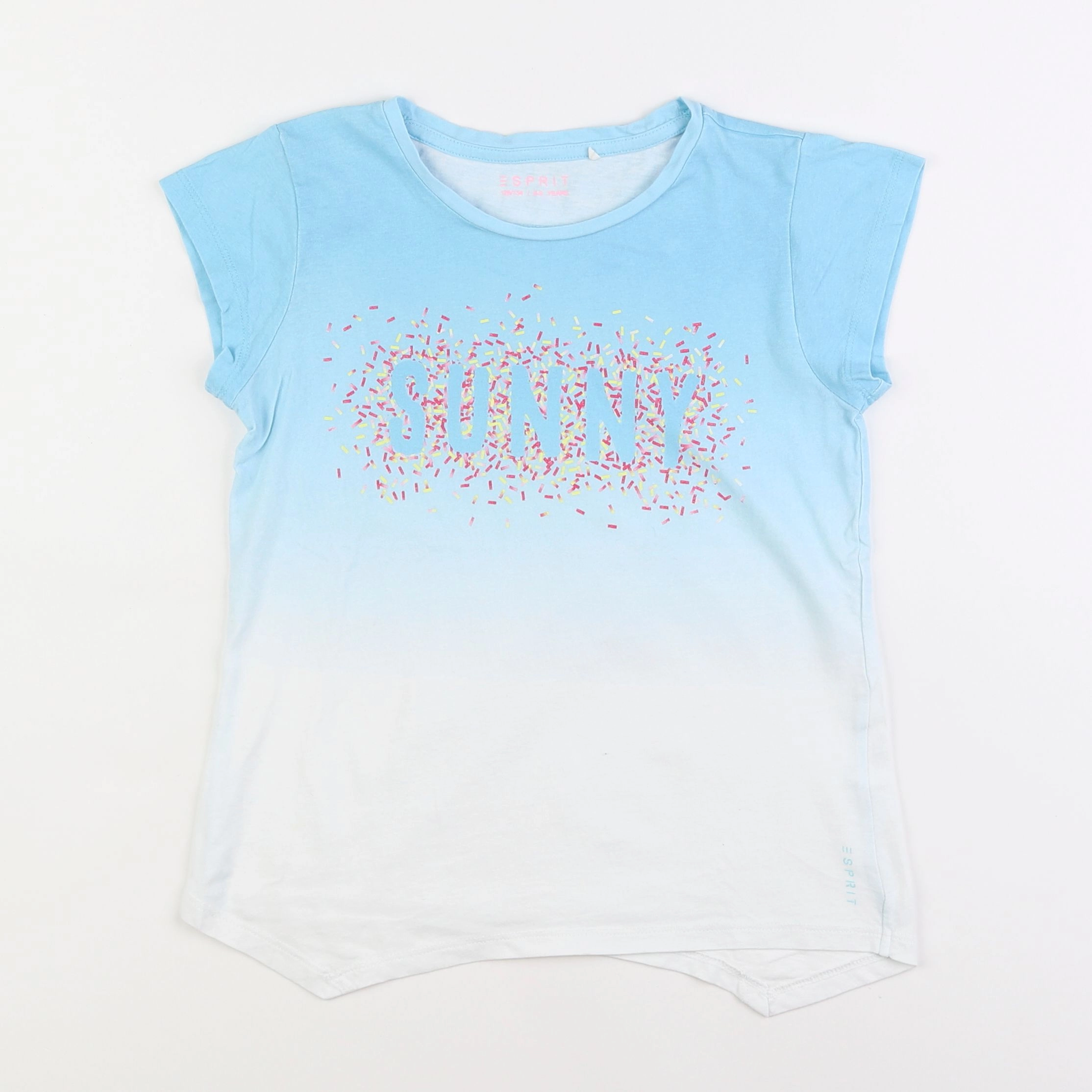 Esprit - tee-shirt bleu - 8/9 ans