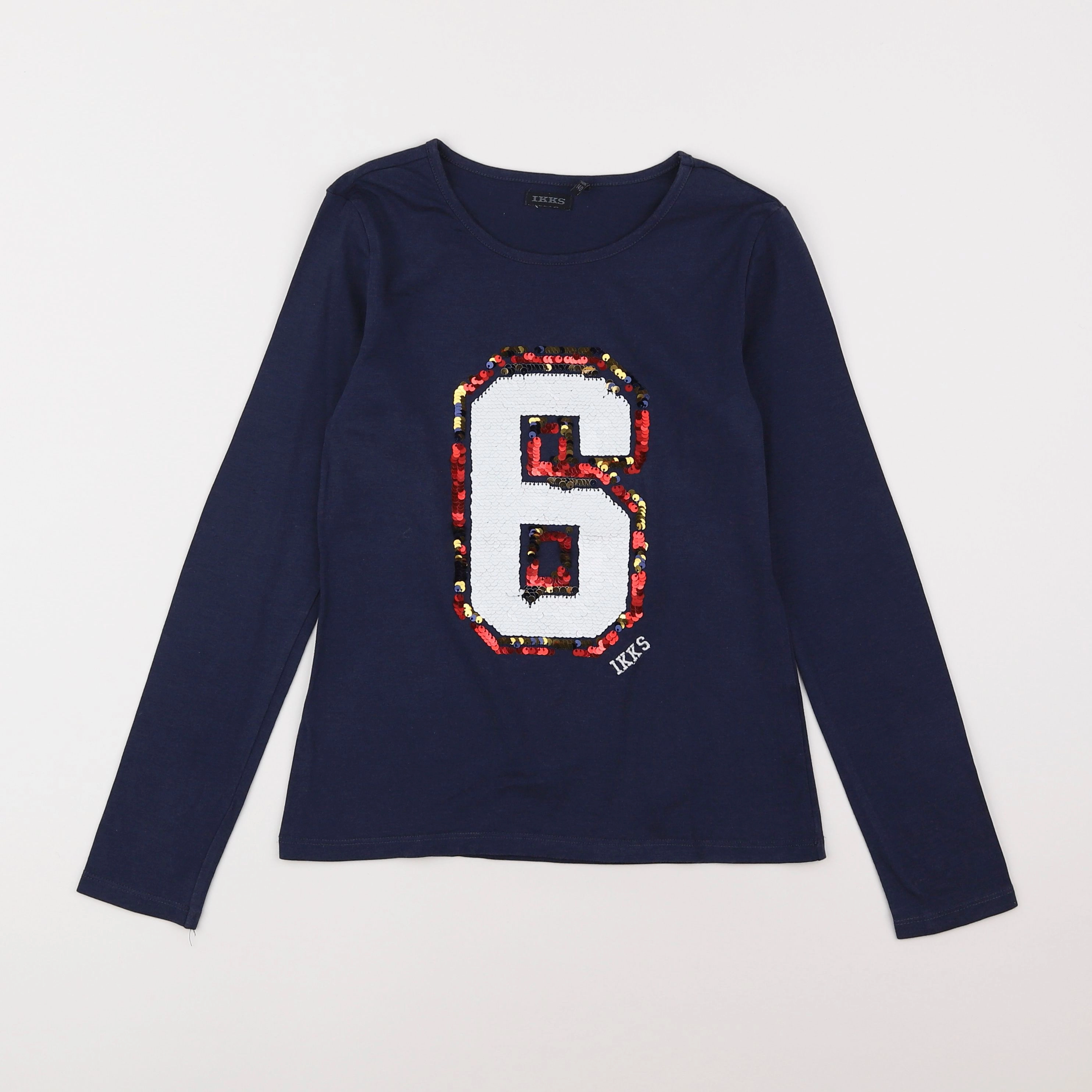 IKKS - tee-shirt bleu - 10 ans