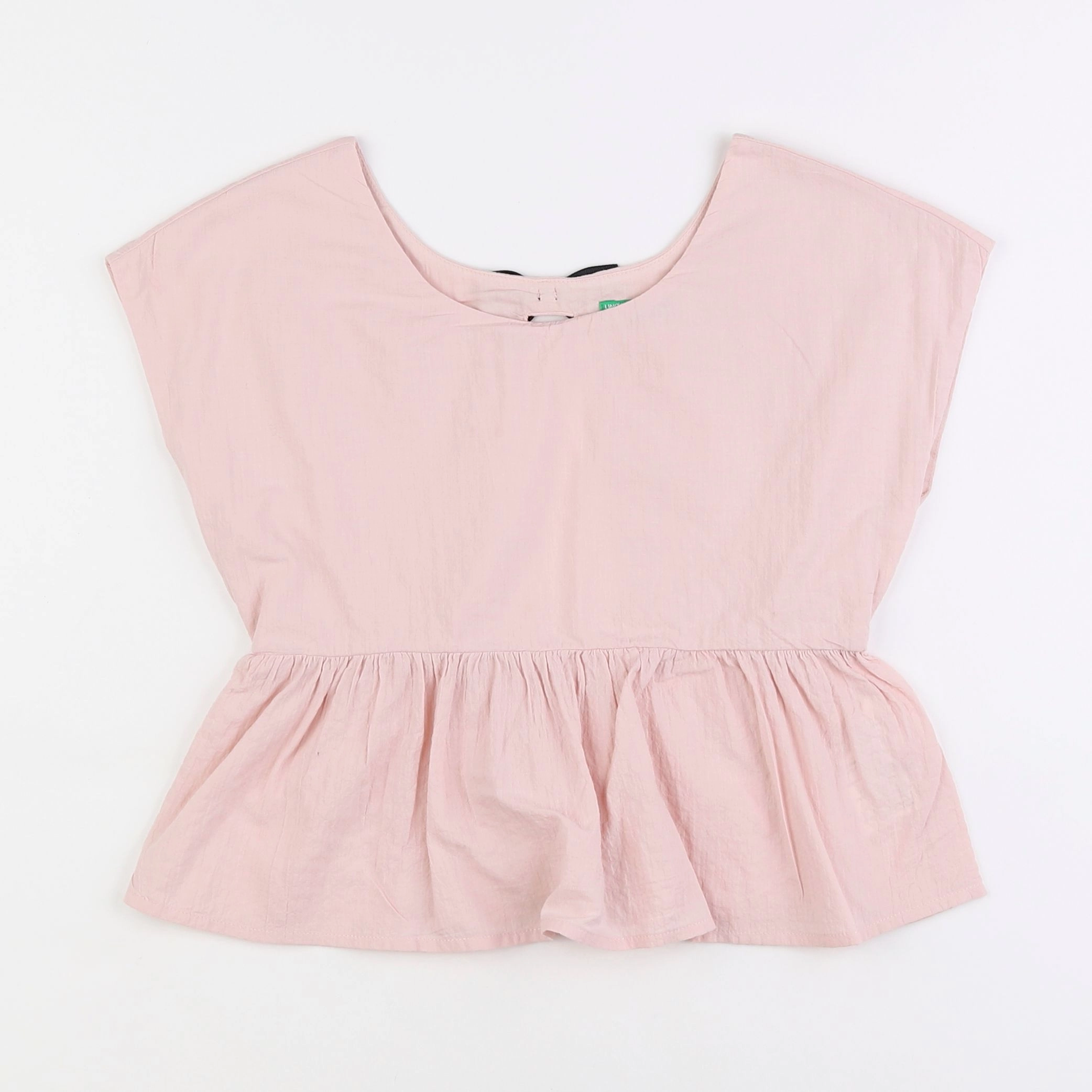 Benetton - blouse rose - 6/7 ans