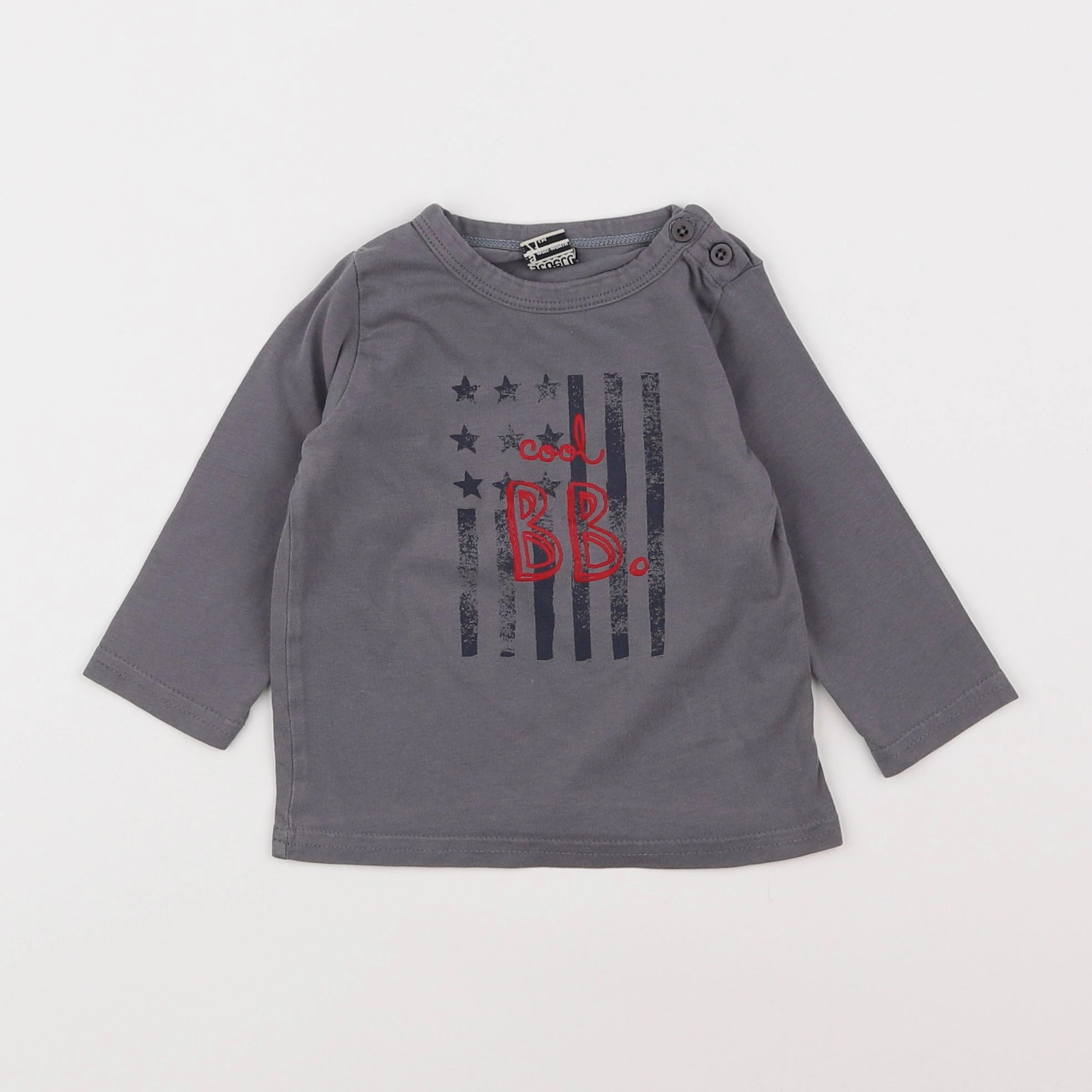 Tape à l'oeil - tee-shirt gris - 9 mois