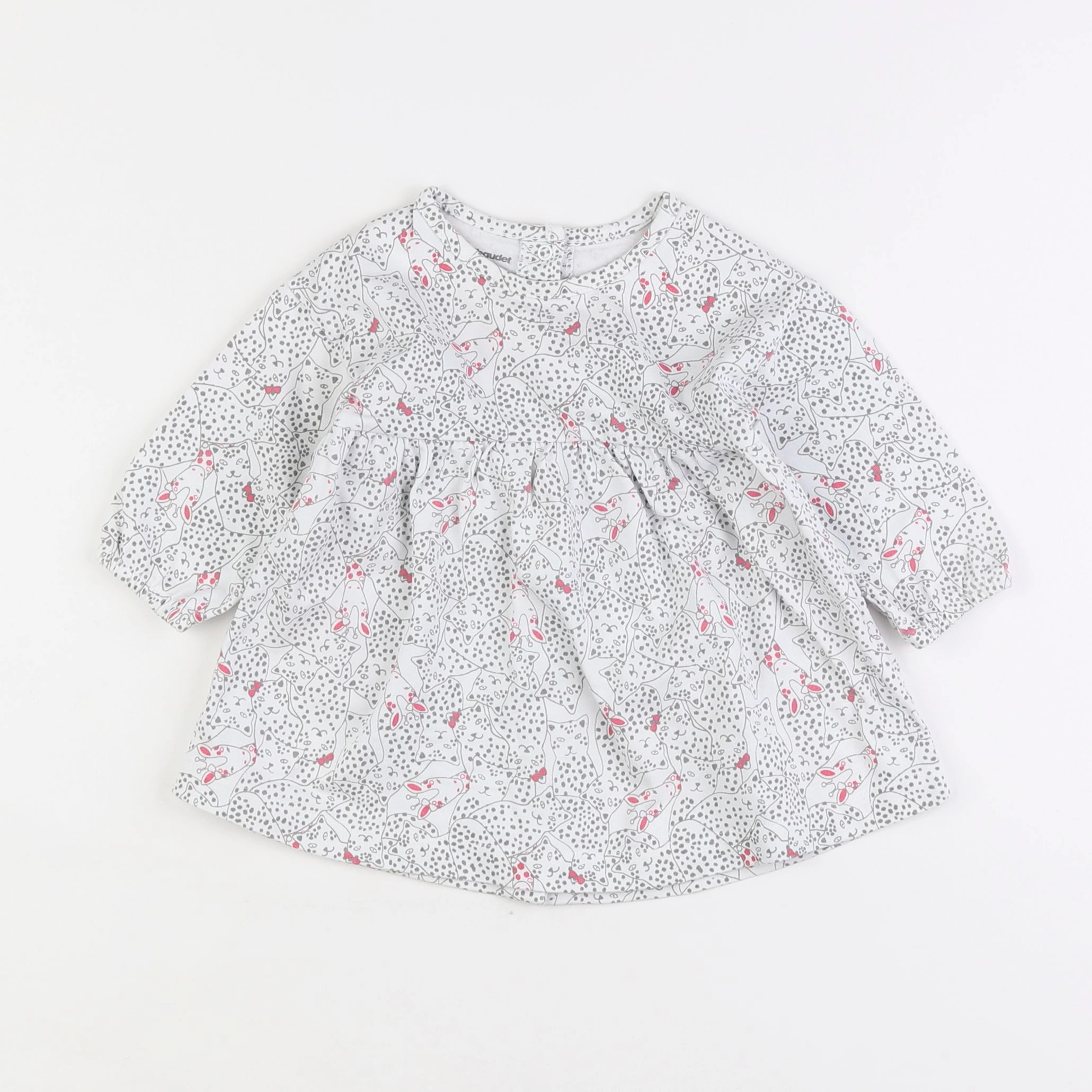 Vertbaudet - robe multicolore - 6 mois