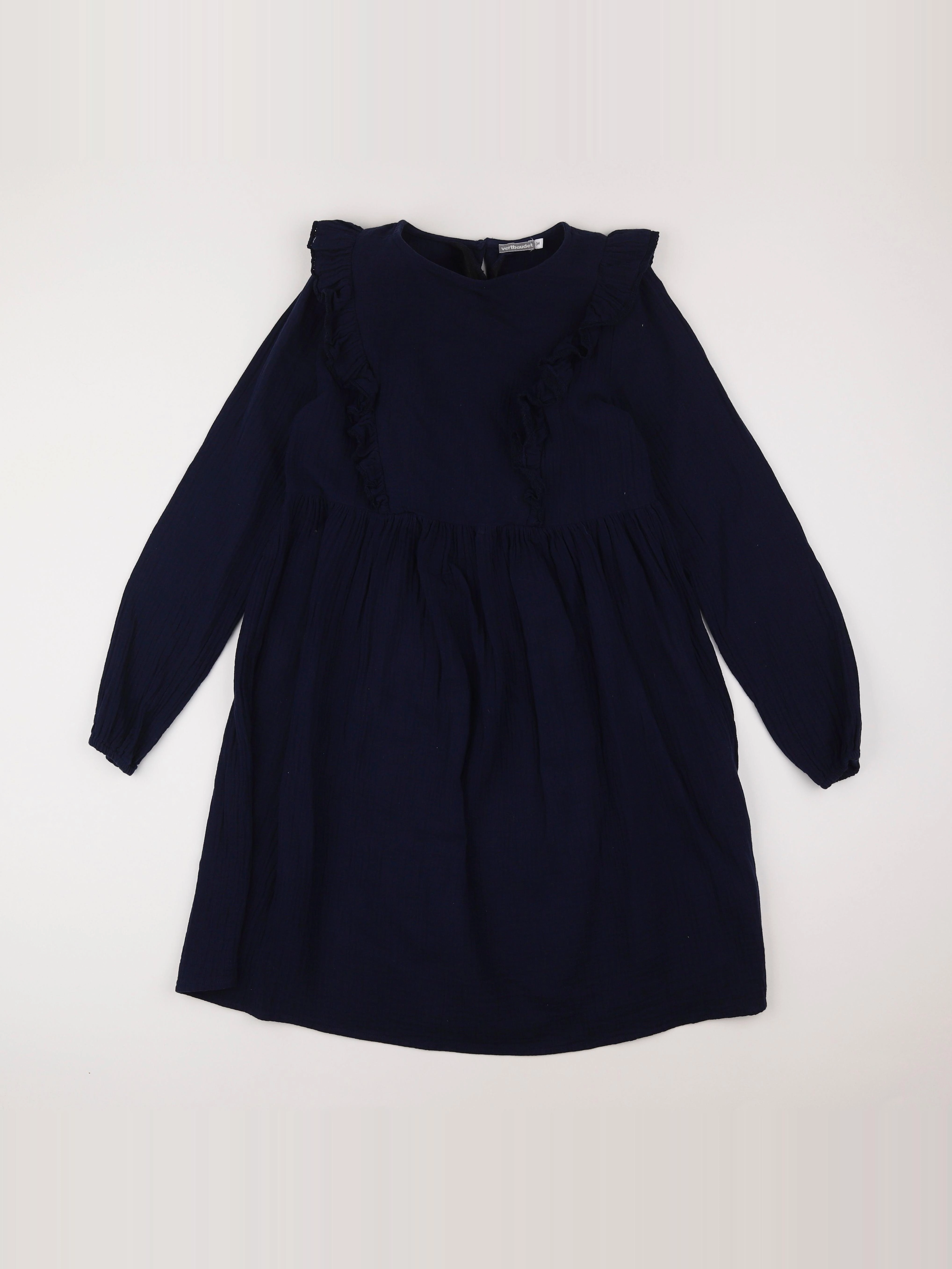 Vertbaudet - robe grossesse bleu - 34