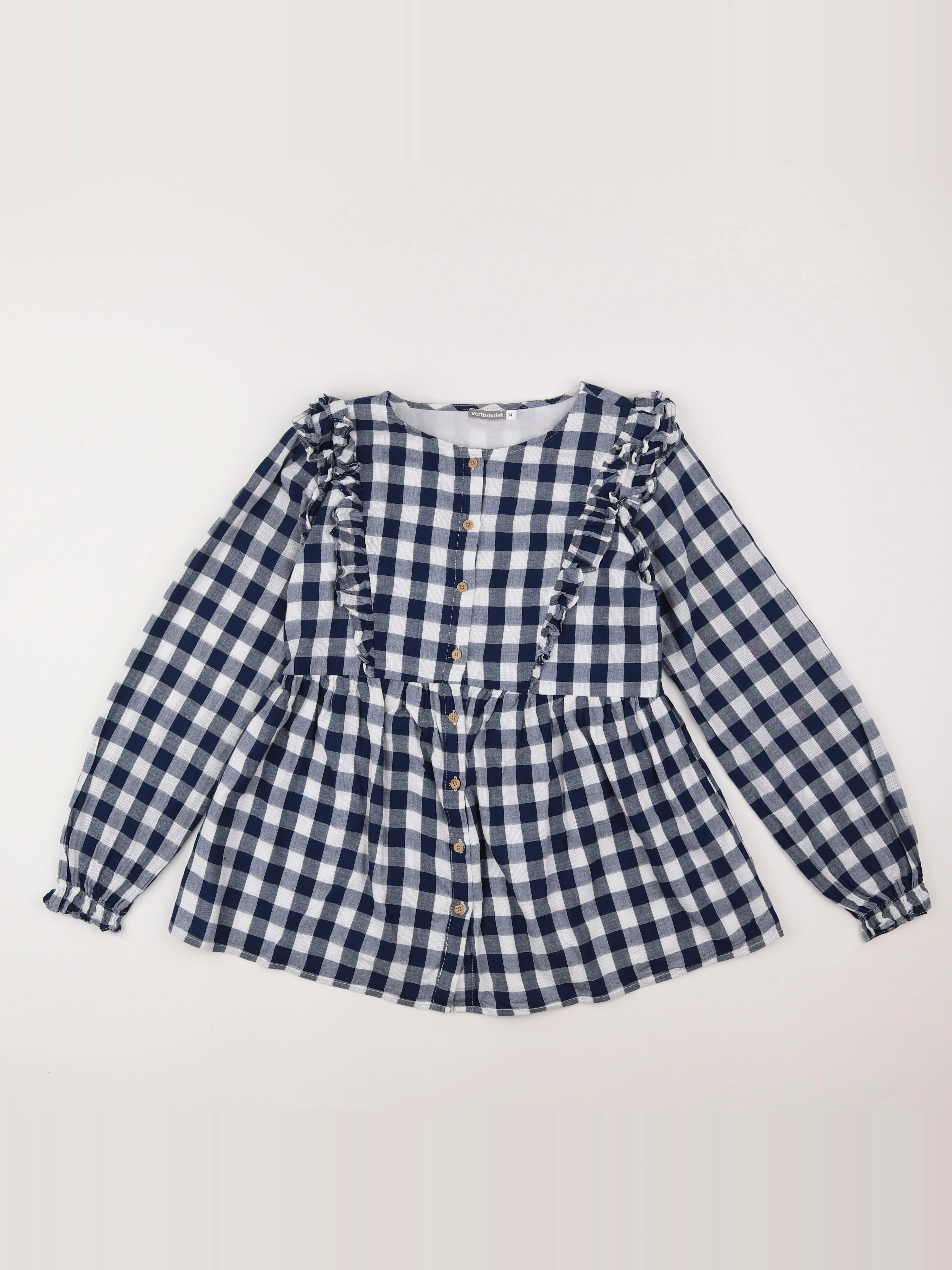 Vertbaudet - blouse grossesse bleu - 34