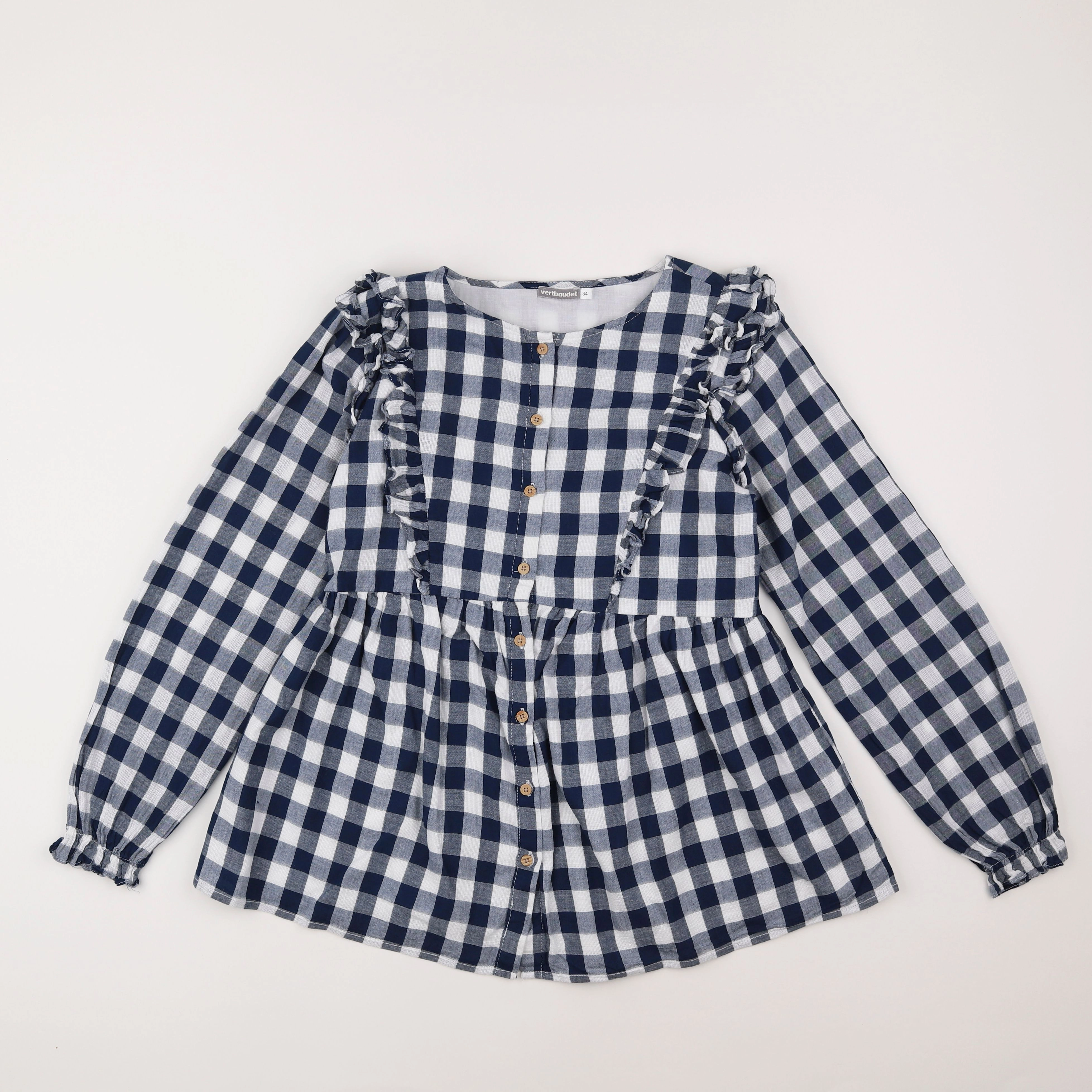 Vertbaudet - blouse grossesse bleu - 34
