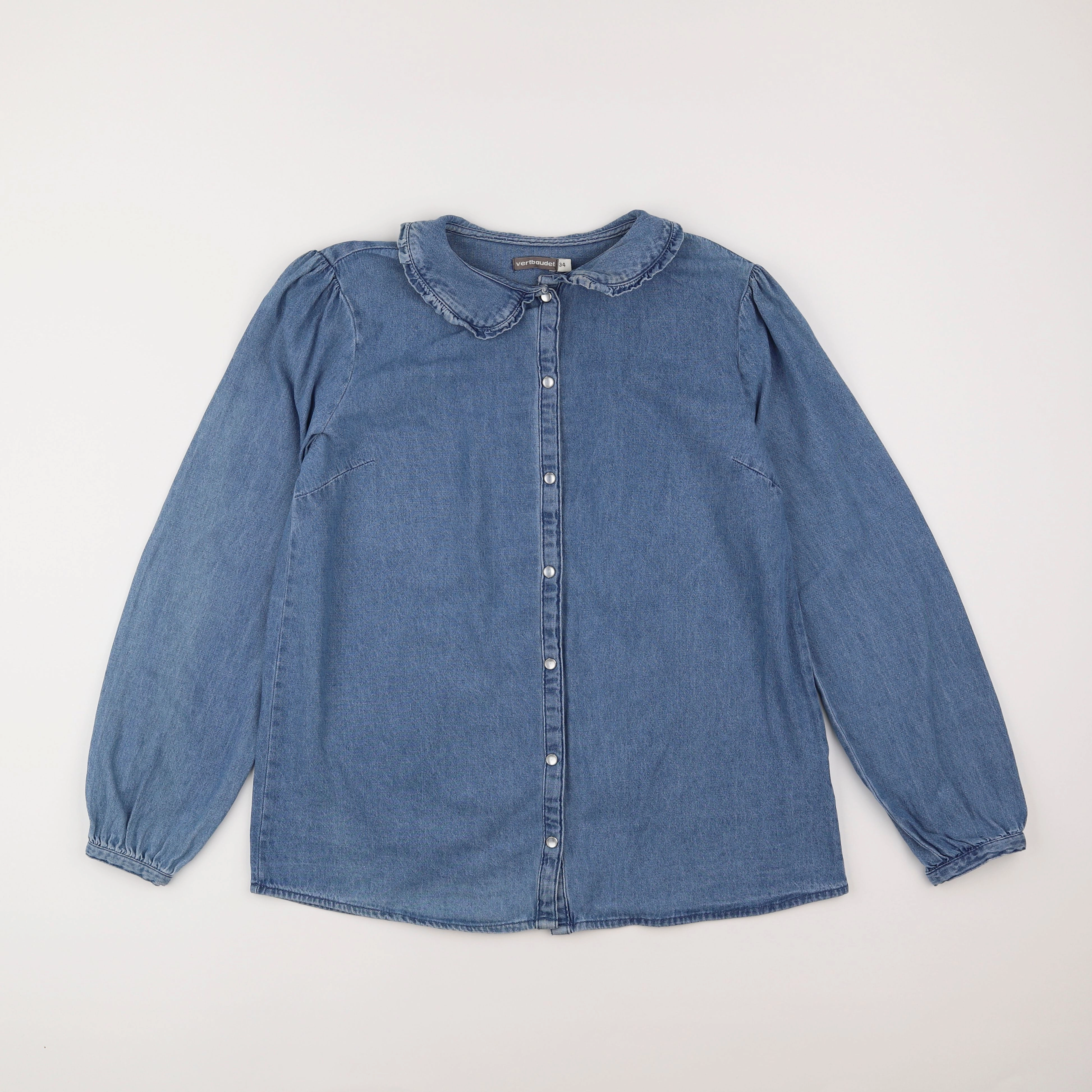Vertbaudet - blouse grossesse bleu - 34