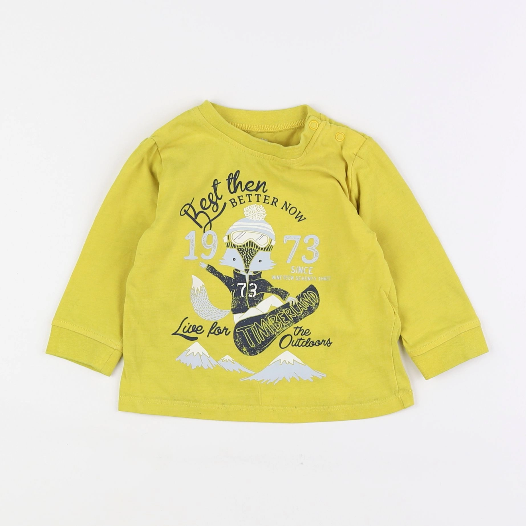 Timberland - tee-shirt jaune - 12 mois