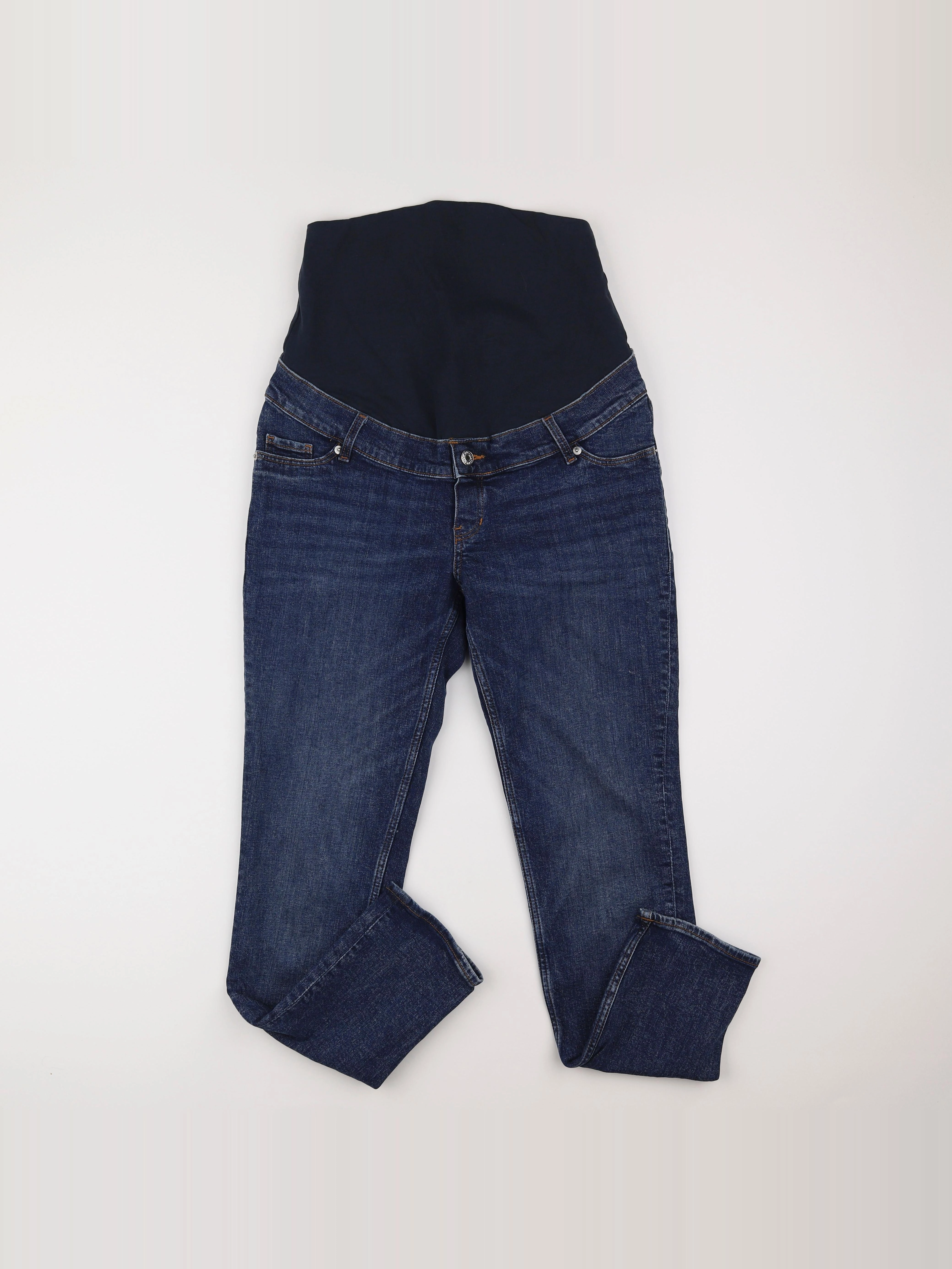H&M - jean grossesse bleu - 34