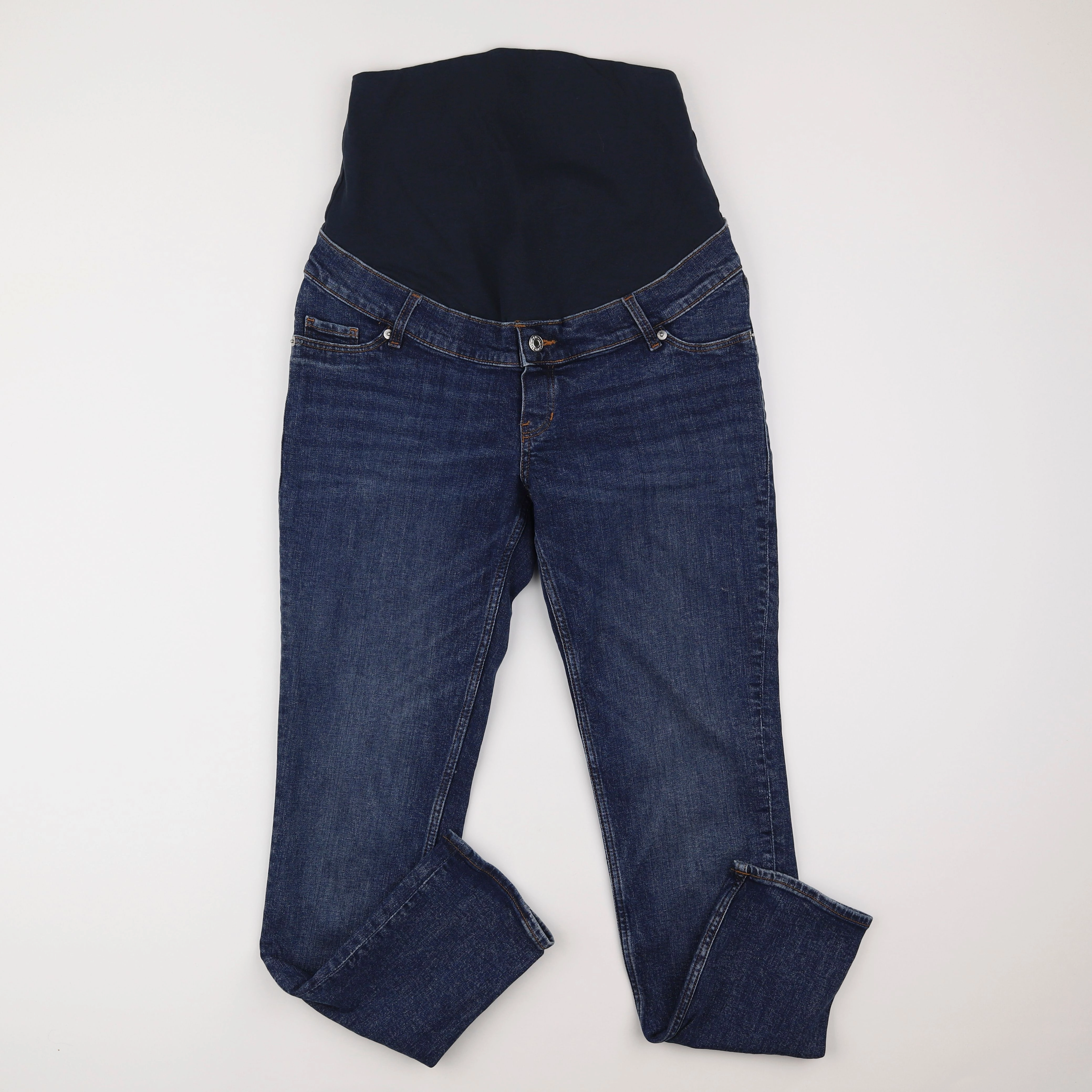 H&M - jean grossesse bleu - 34