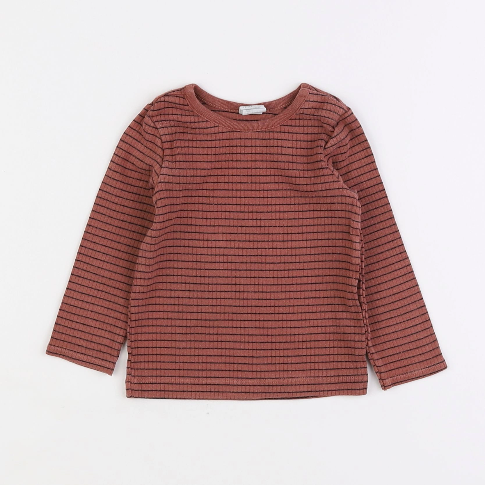 H&M - tee-shirt marron - 6/9 mois